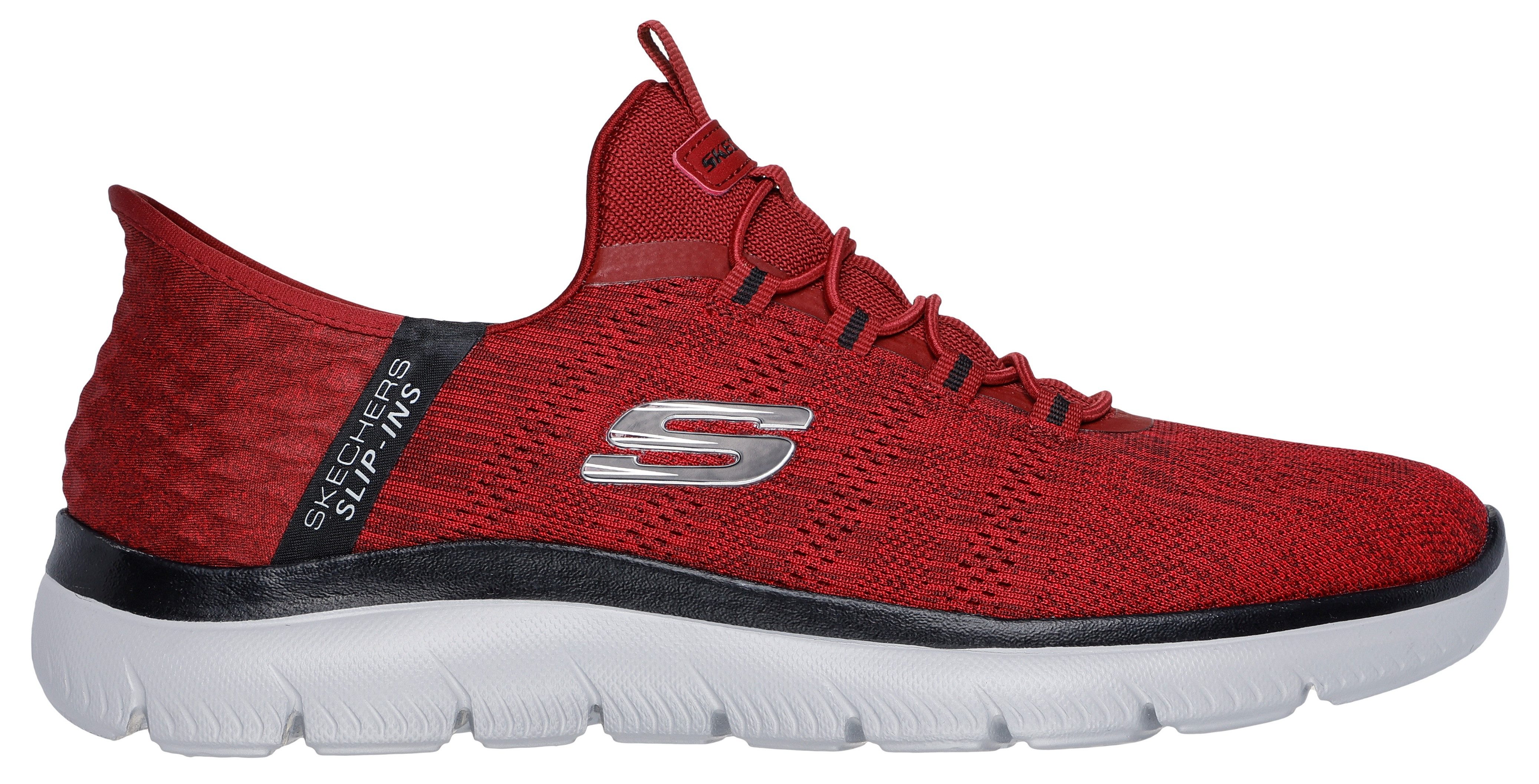 Skechers SUMMITS-KEY PACE Slip-On Sneaker Slipper, Freizeitschuh, Halbschuh in veganer Verarbeitung