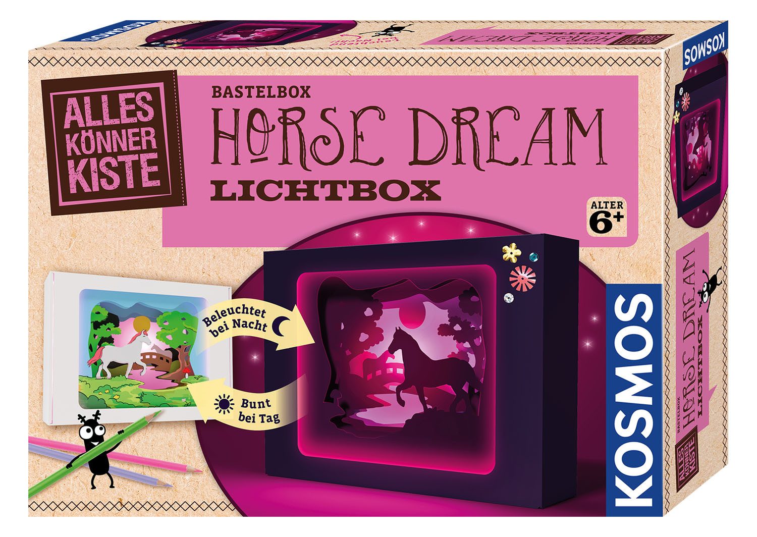 Kosmos Kreativset AllesKönnerKiste - Horse Dream Lichtbox, Made in Germany