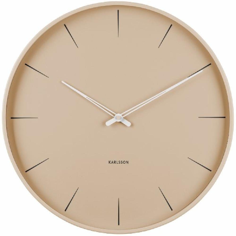 Karlsson Uhr Wanduhr Lure Sandbraun (40cm)