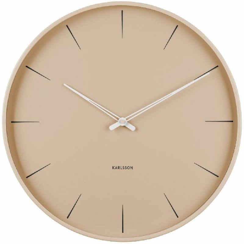 Karlsson Uhr Wanduhr Lure Sandbraun (40cm)