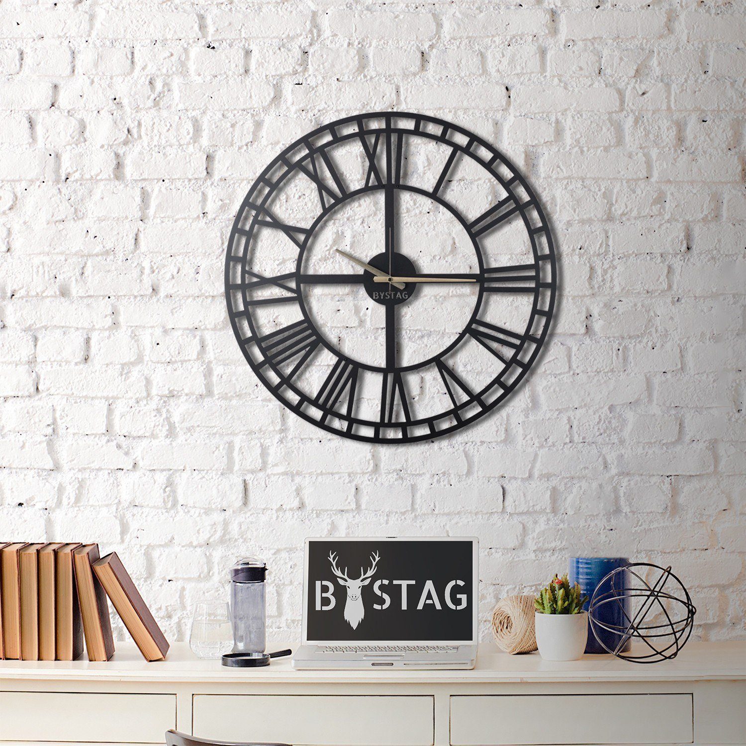 Wallity Wanduhr 100% METAL günstig online kaufen