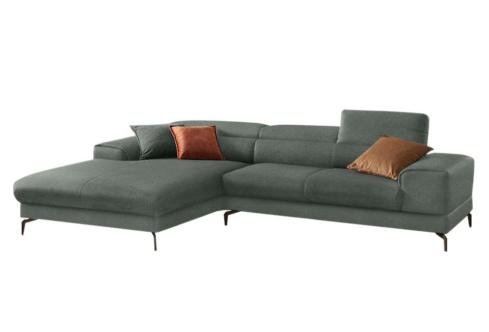 W.SCHILLIG Ecksofa "piedroo, Designsofa mit tollem Sitzkomfort, L-Form", Ko günstig online kaufen
