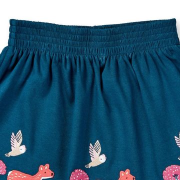 Sense Organics A-Linien-Rock Sense Organics Malia Skirt Rock Dark Teal + Animals 6-7 Y 122 Rock