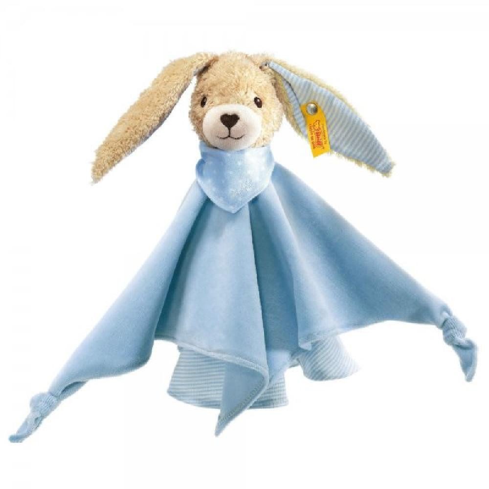 Steiff Kuscheltier Schmusetuch Soft Cuddly Friends Hase Hoppel Hellblau