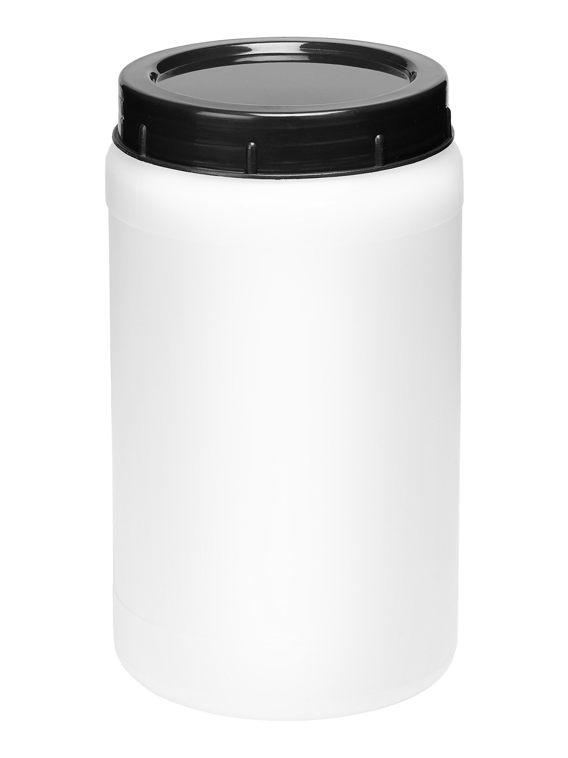 Garronda Regentonne 2L Behälter mit Deckel Weithalsfass BPA-frei GD-0085, Weiß, 2 l