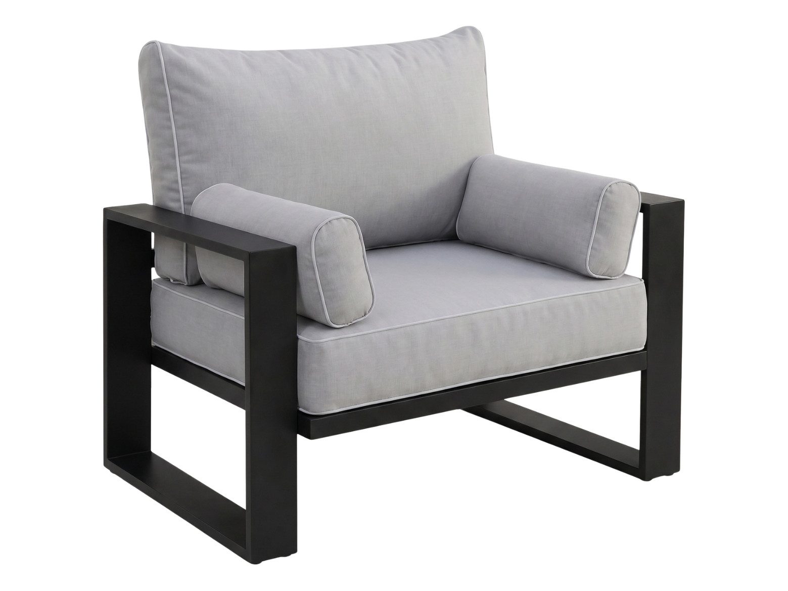 Beautysofa Gartensessel mit Metallrahmen VERDINO (VERDINO), aus strapazierfähigem und widerstandsfähigem Stoff