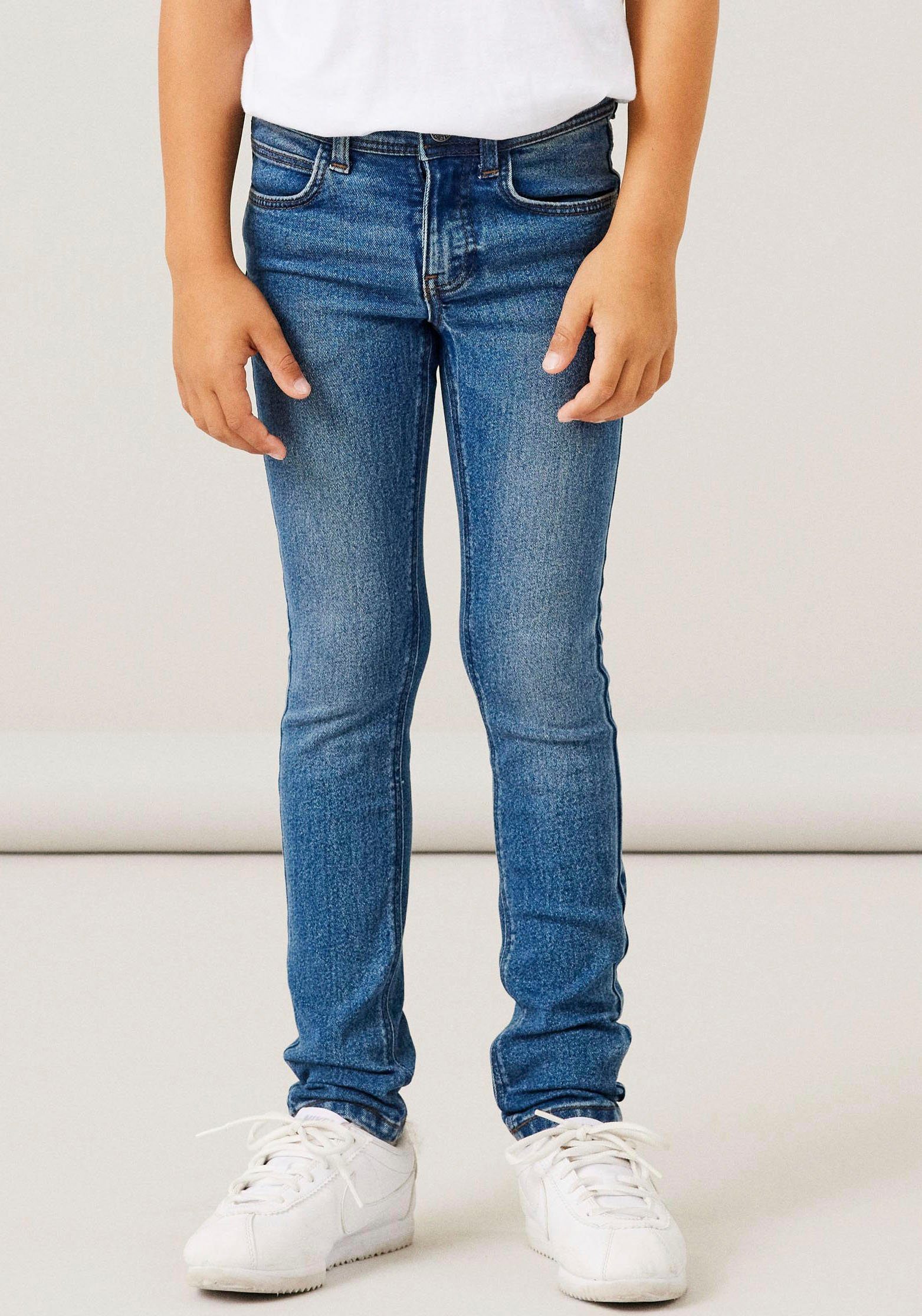 XSLIM 1090-IO Medium NOOS NKMTHEO It Name Blue JEANS Denim Slim-fit-Jeans