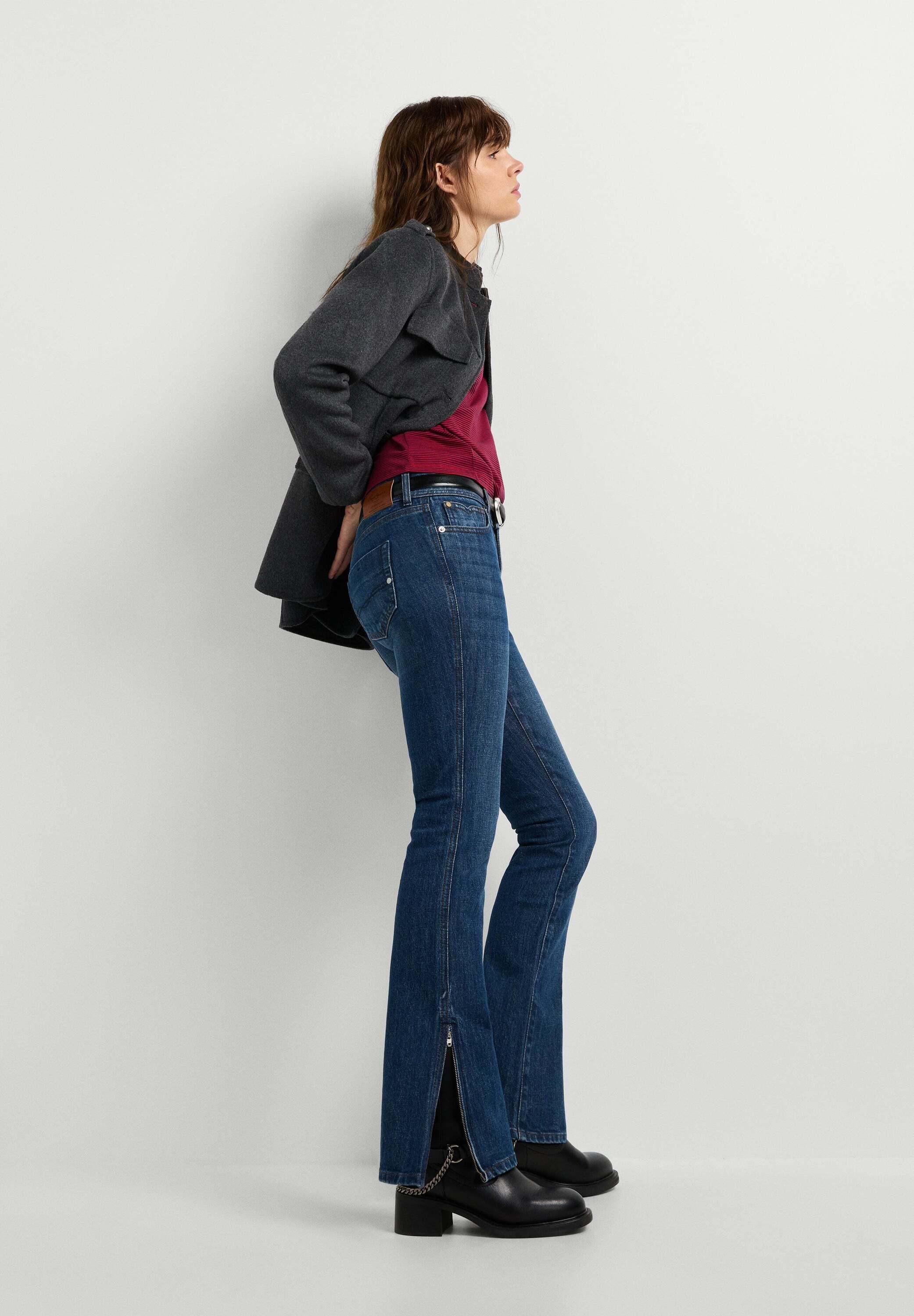 Pepe Jeans Bootcut-Jeans bootcut fit jeans BOOTCUT MW PIPER BIKER