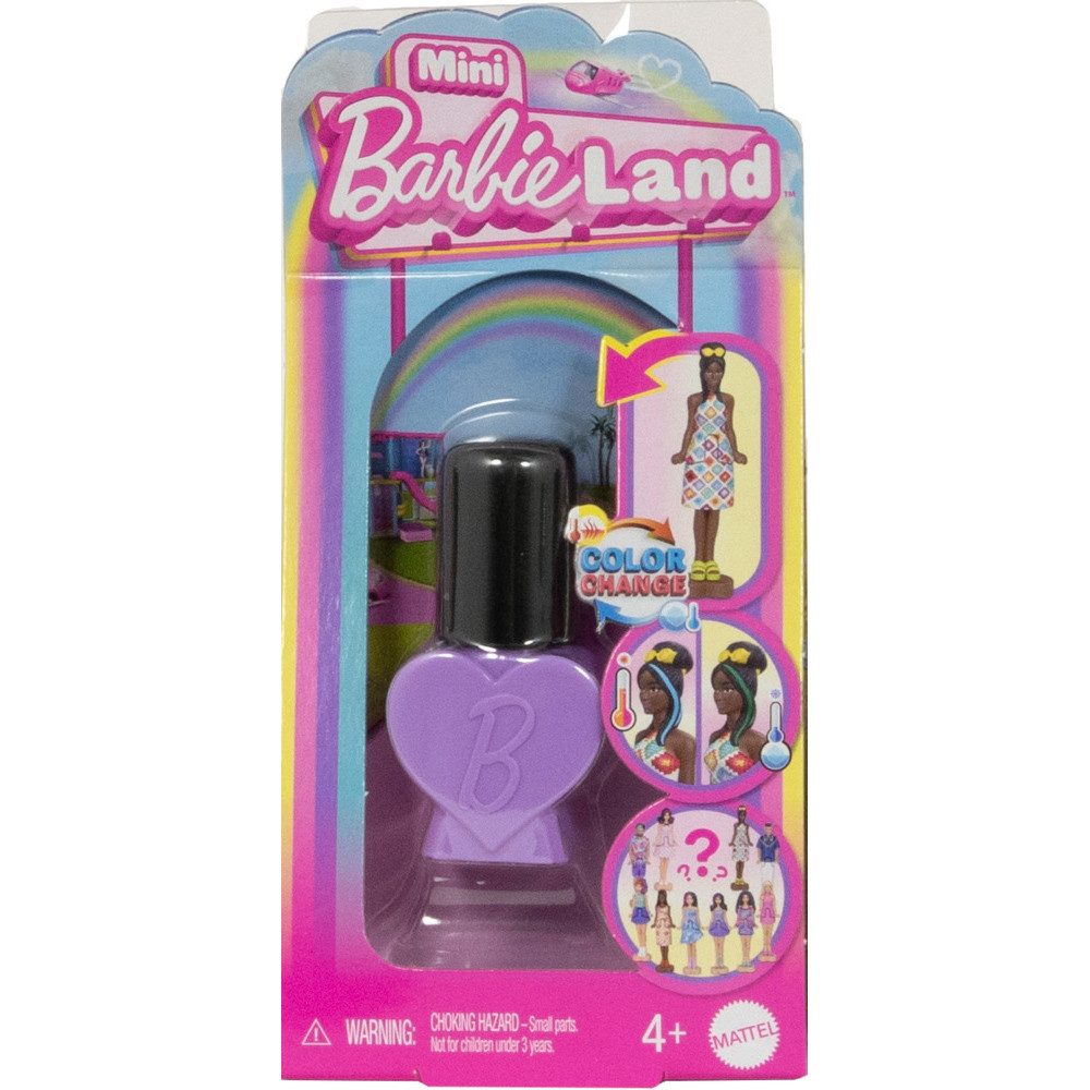 Anziehpuppe BARBIE Mini BarbieLand Fashionistas lila