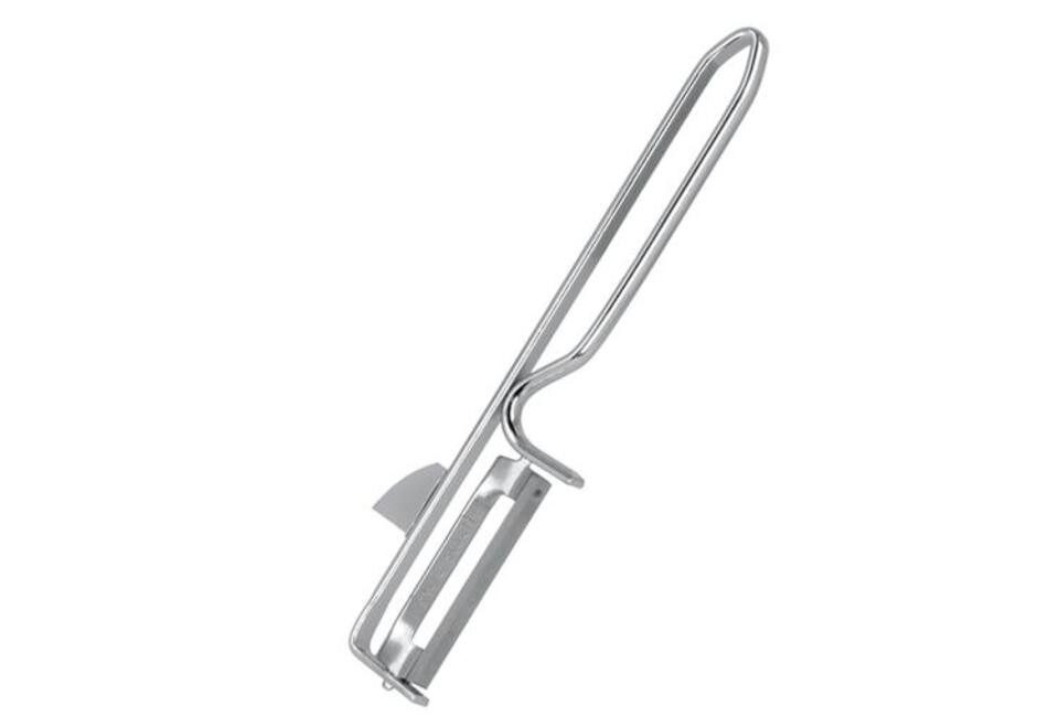 Metaltex Sparschäler Sparschäler Edelstahl 16 cm silber, (1-tlg)
