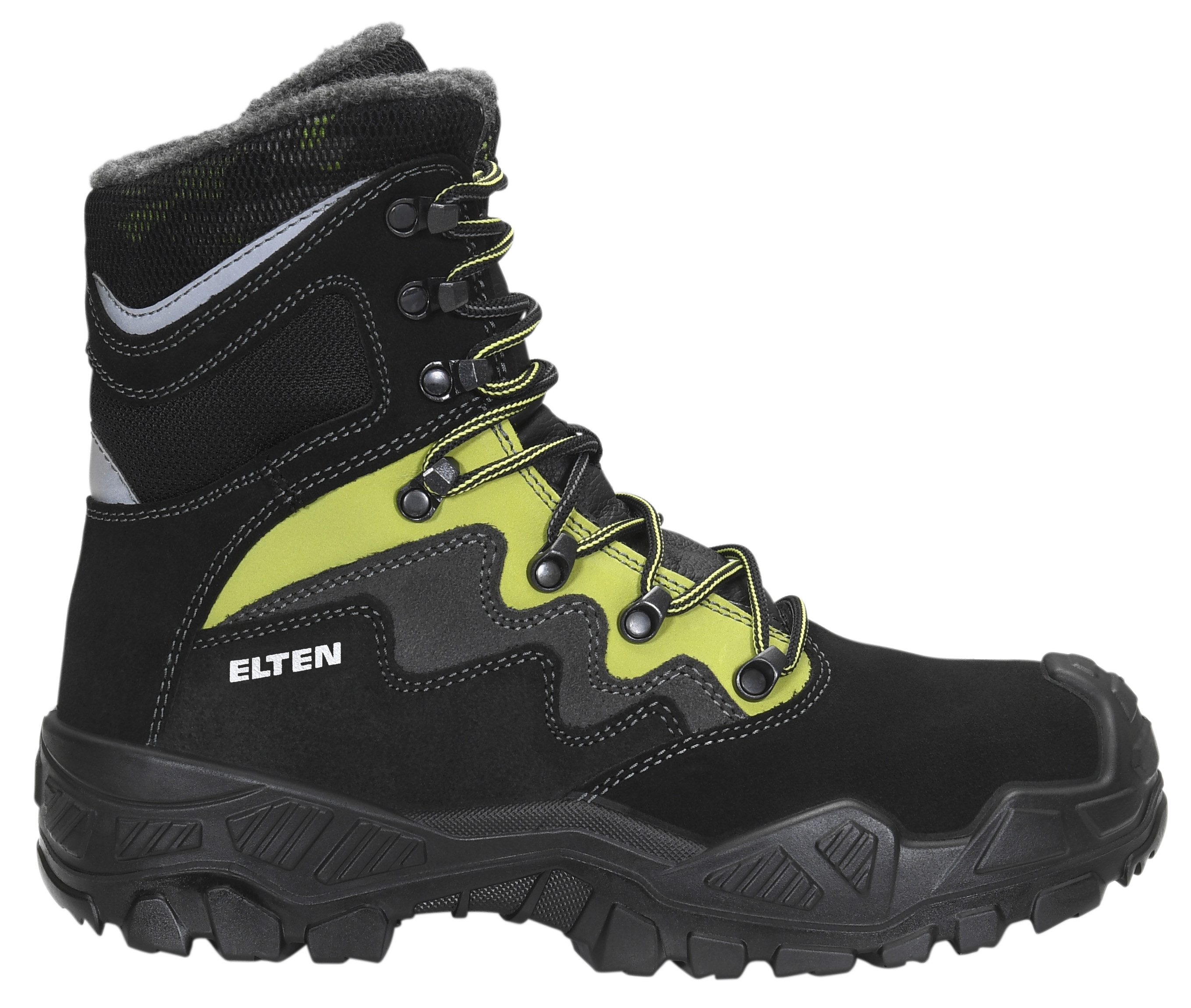 ELTEN MICK black-green High ESD S3S Sicherheitsschuh (Schuhkarton, Paar)