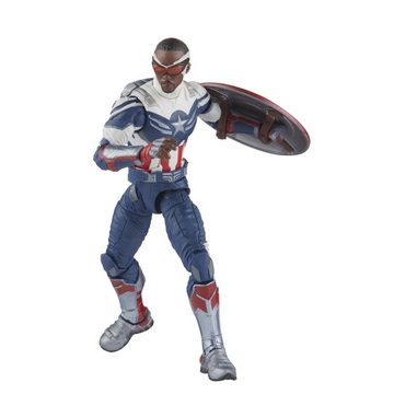 Hasbro Actionfigur Marvel Legends Series - CAPTAIN AMERICA Sam Wilson & Steve Rogers - 2 Pack, (Set, 2 Spielfiguren & viel Zubehör)