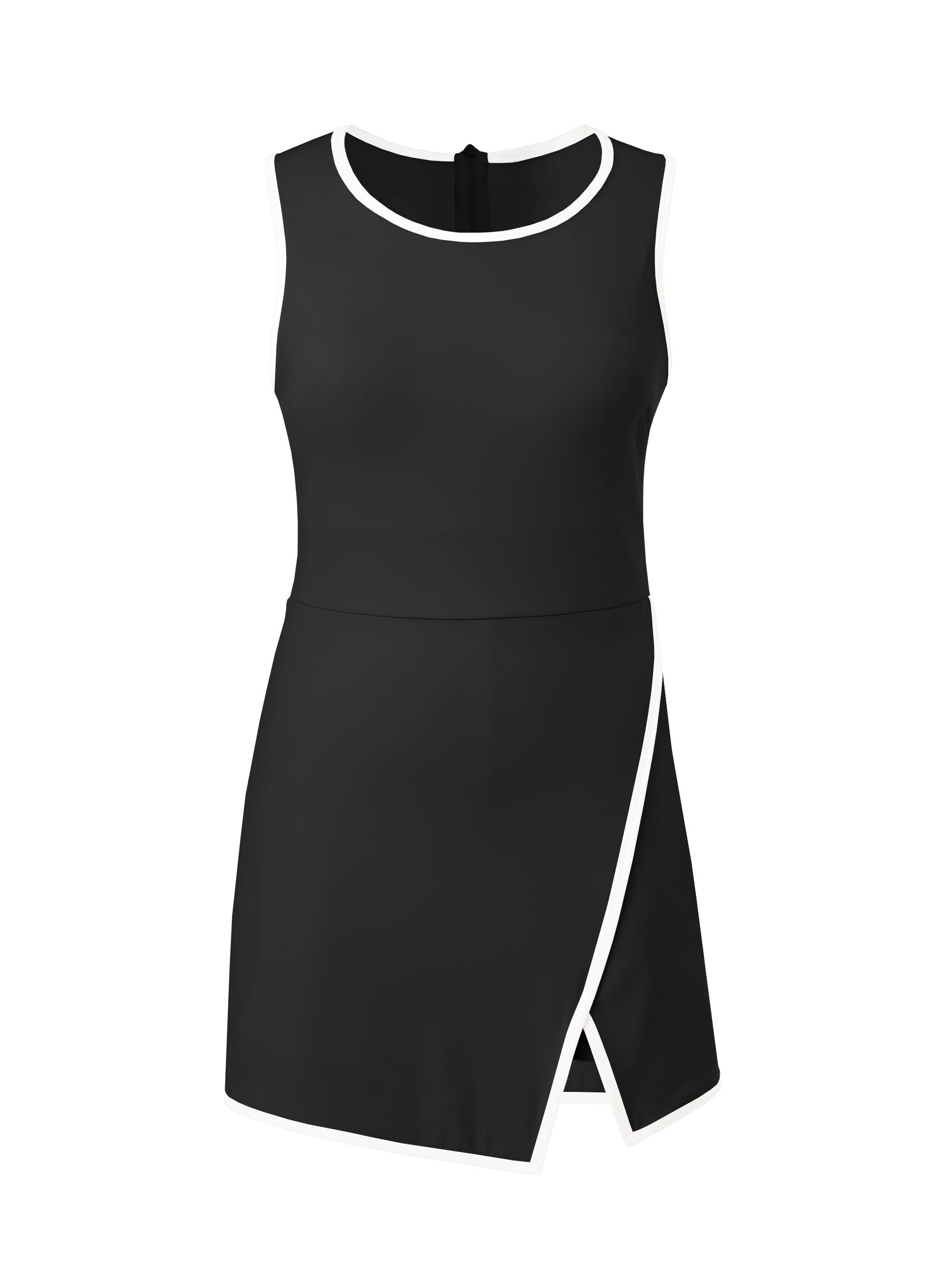 Imily Bela Minikleid Damen Sportkleider mit integrierten BH (Packung, 1-tlg., 1per-Pack) mit integrierten Shorts und Taschen