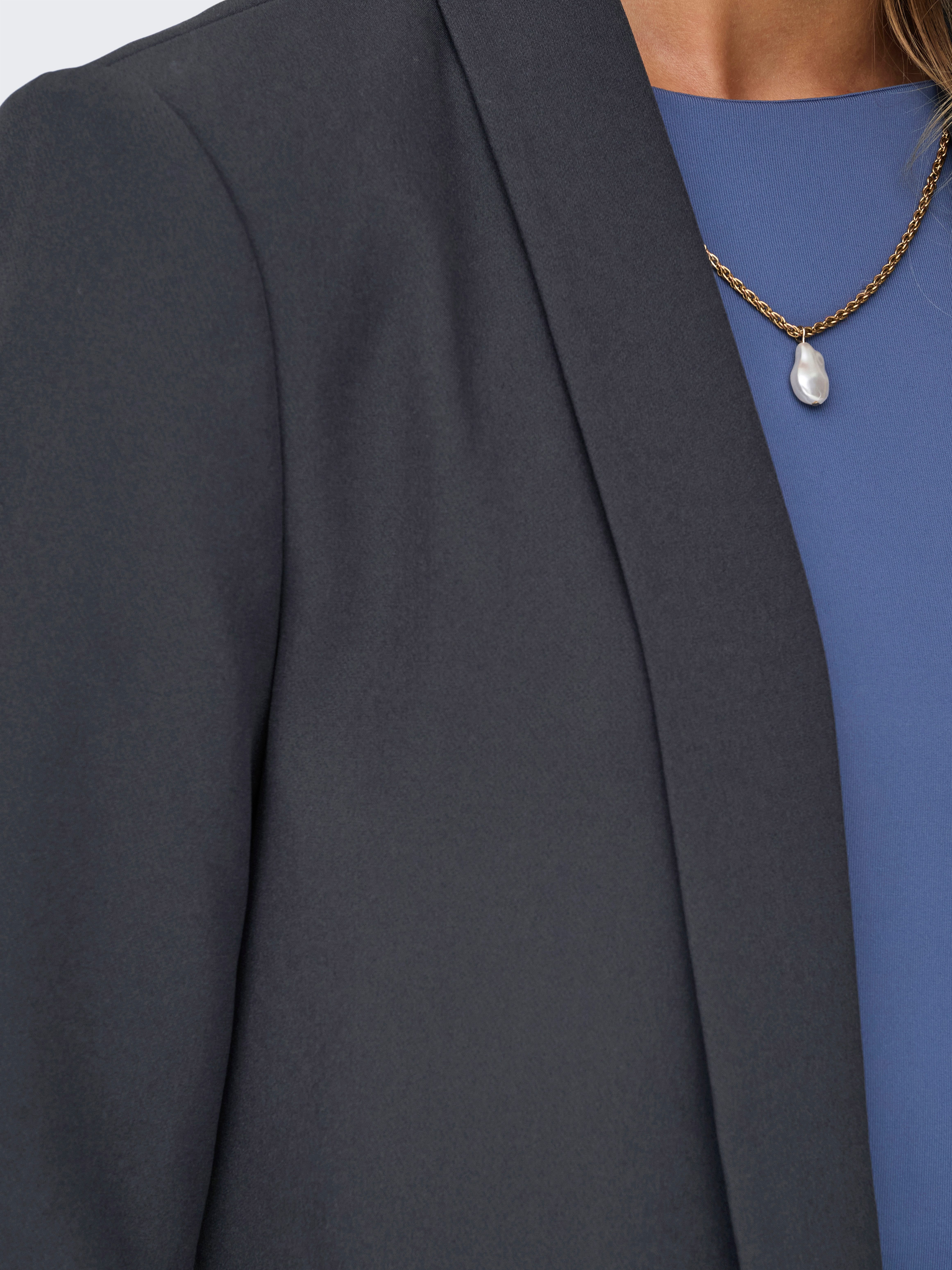 ONLY Kurzblazer ONLELLY 3/4 LIFE BLAZER TLR NOOS Materialmix, regular fit