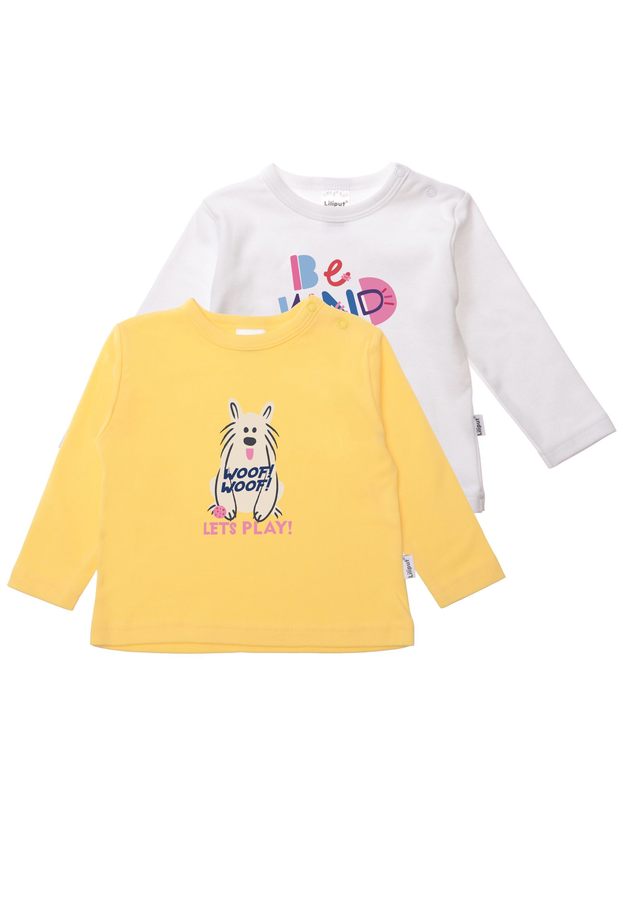 Liliput Langarmshirt Woof (2-tlg) mit praktischen Druckknöpfen