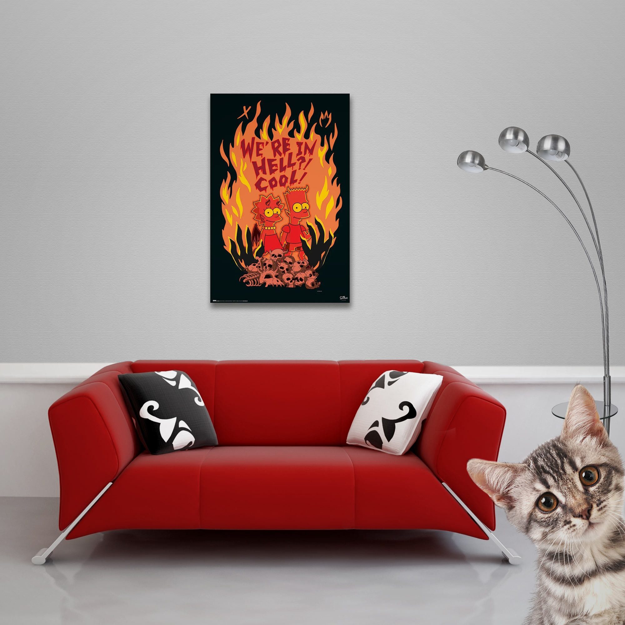 Poster The Simpsons - In the Hell - Poster 61x91,5 cm