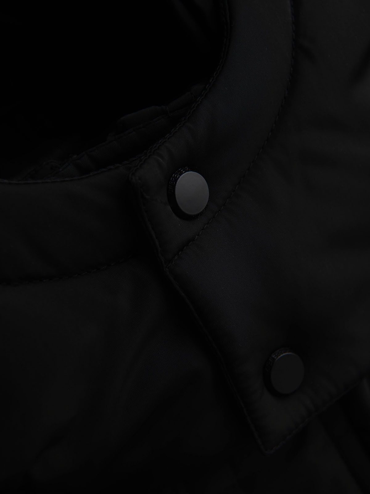 Winterjacke Gesteppte Herrenjacke aus Materialmix mit Kapuze