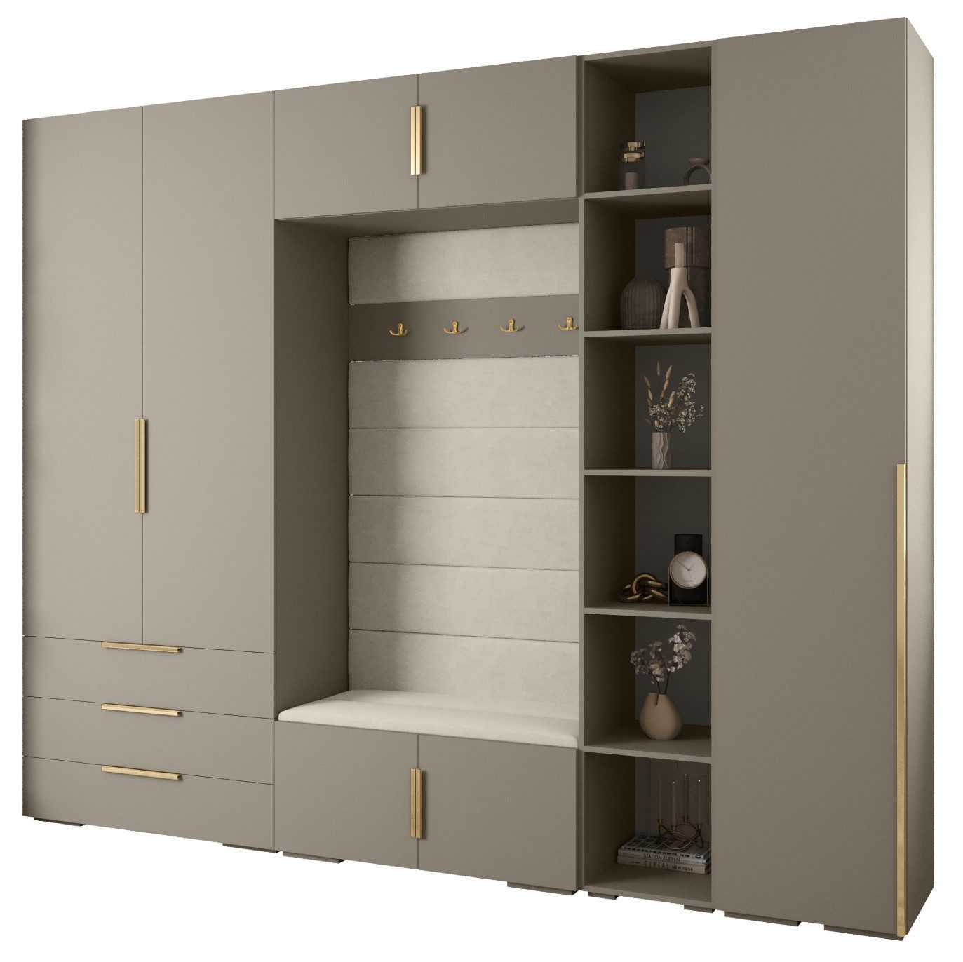 ABIKS MÖBEL Kompaktgarderobe INOVA 1 SATZ günstig online kaufen