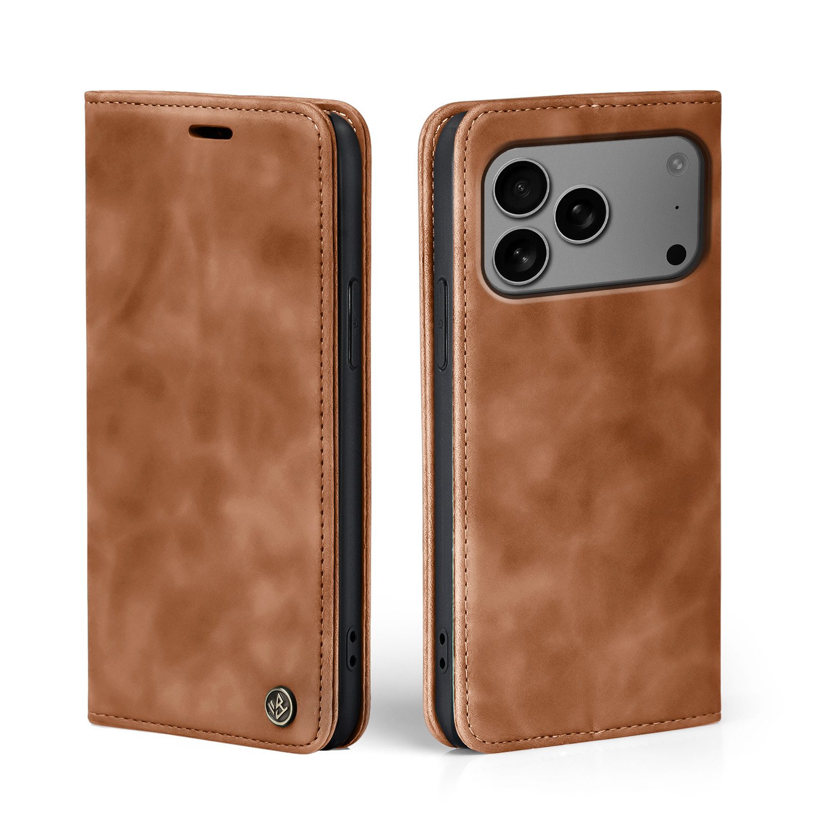 Tec-Expert Handyhülle Tasche Hülle für Apple iPhone 17 Pro, Cover Klapphülle Case mit Kartenfach Fliphülle aufstellbar