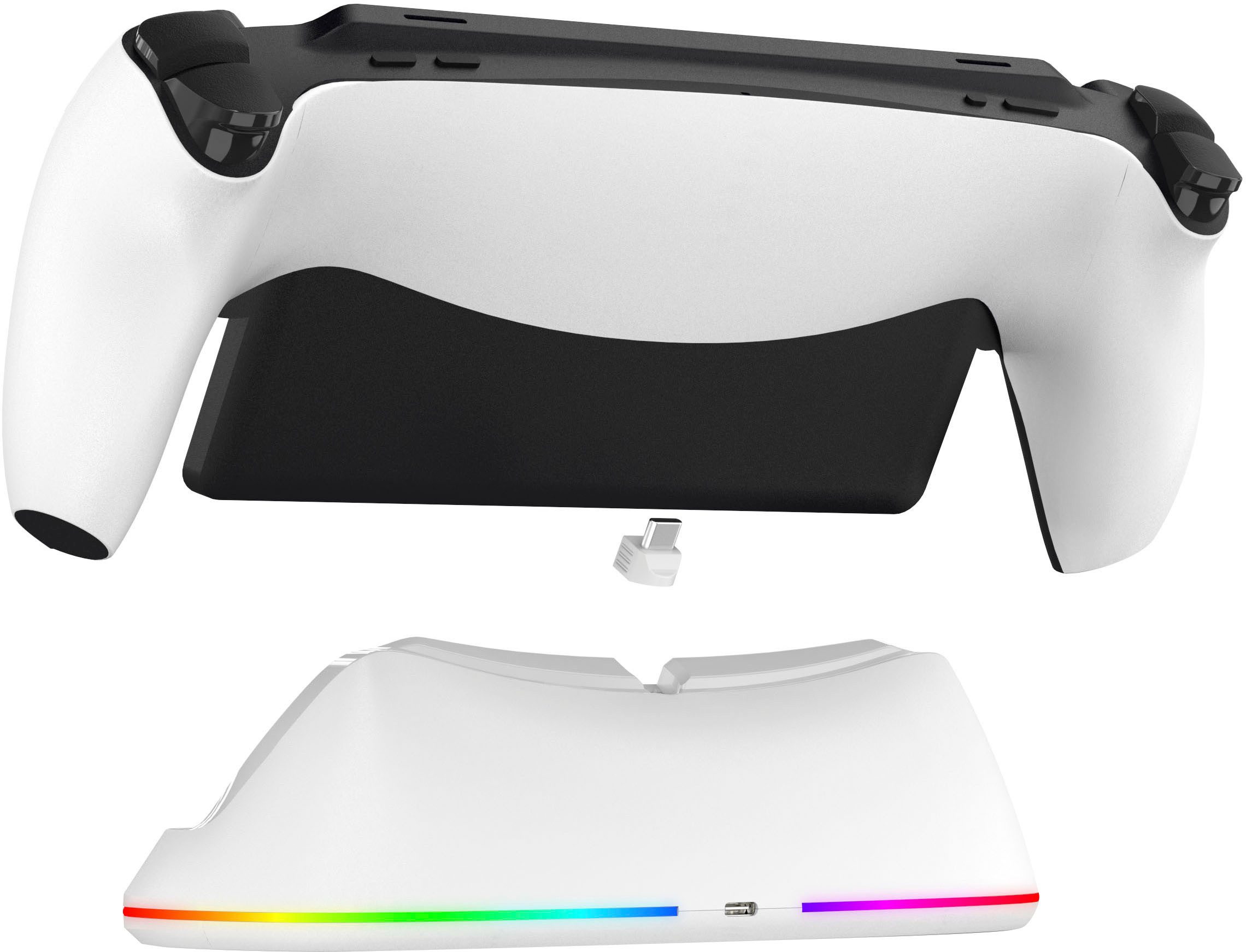 Ready2gaming Ladestation mit RGB Beleuchtung für die PlayStation Portal Ladestation – Bild 4 von 5