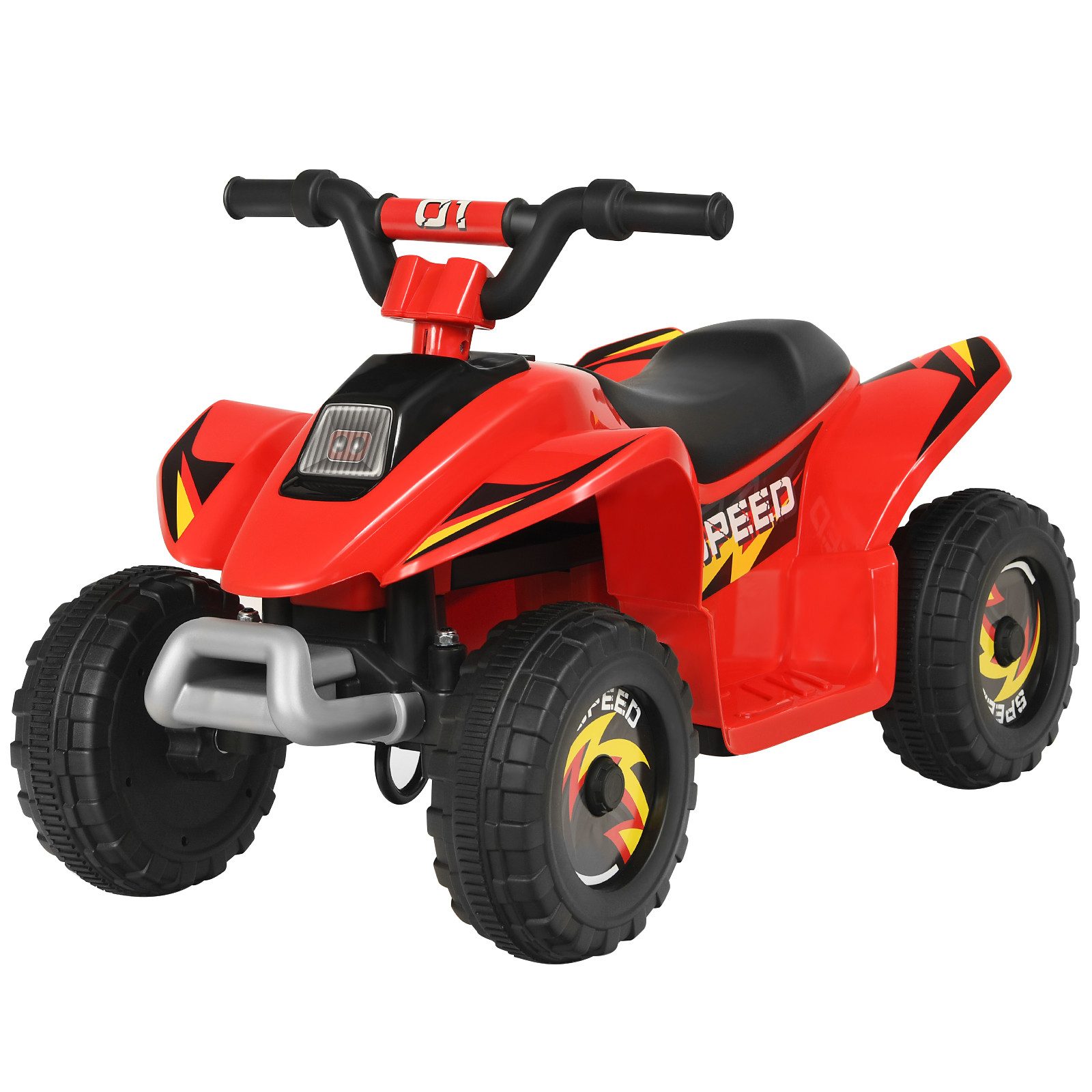 COSTWAY Elektro-Kinderquad, Belastbarkeit 30 kg, Kinderauto, Elektroauto, 2,8-4,6 km/h