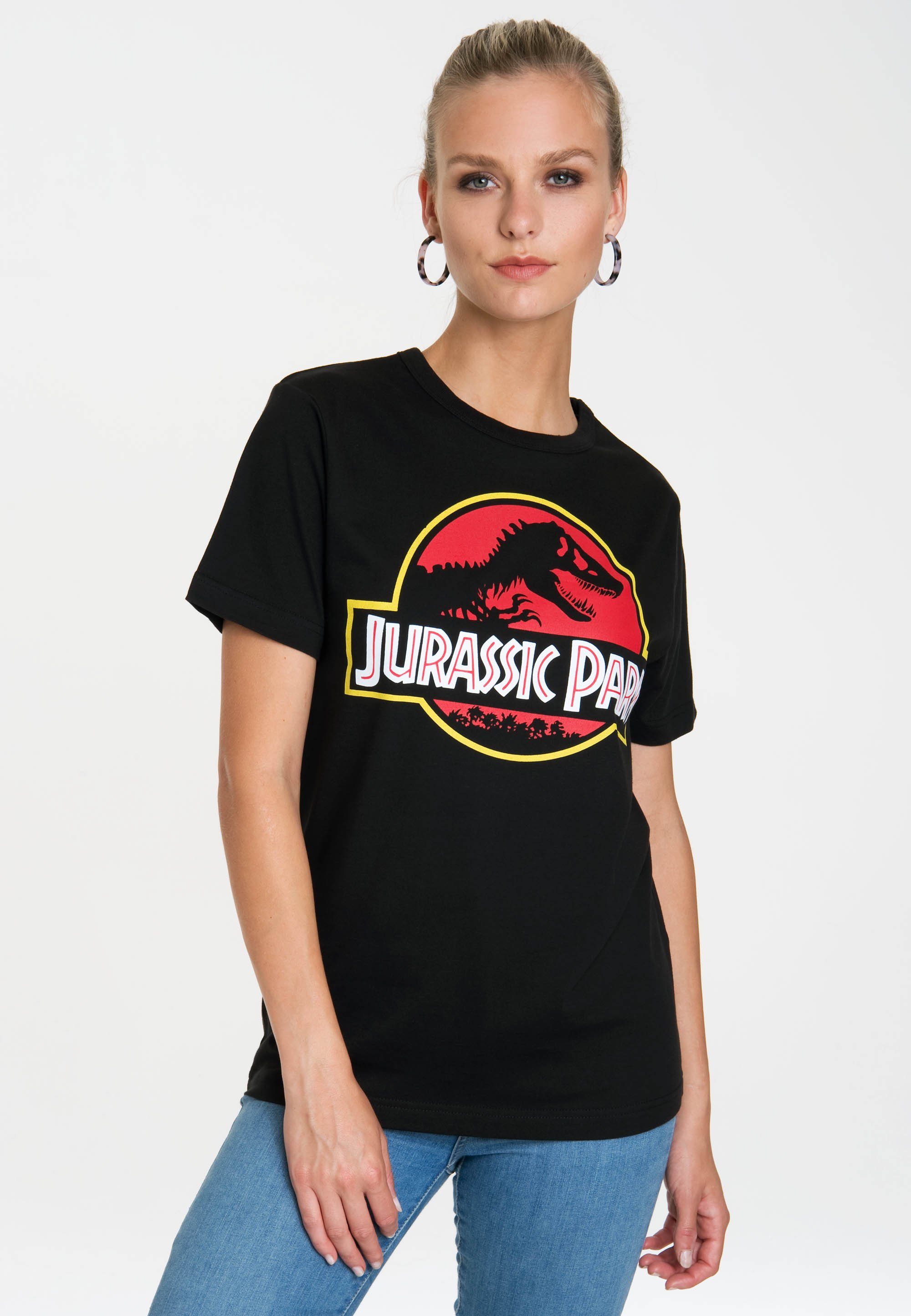 LOGOSHIRT T-Shirt Jurassic Park Logo mit coolem Print günstig online kaufen