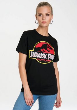 LOGOSHIRT T-Shirt Jurassic Park Logo mit coolem Print