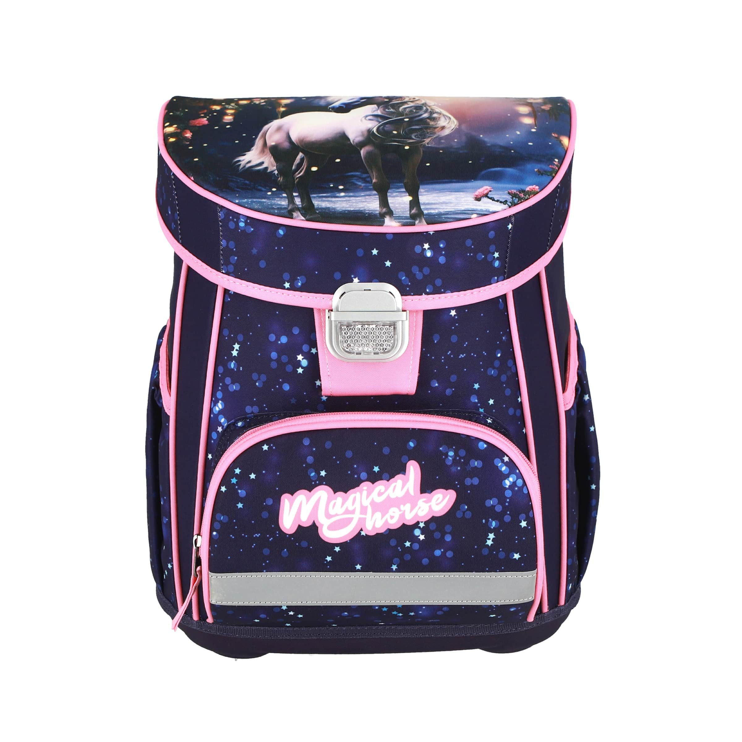 Spirit Schulranzen SPIRIT Schulranzen Set MAGIC HORSE 5 teilig Serie VISION