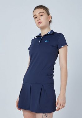 SPORTKIND Tenniskleid Golf Polo Kleid Mädchen & Damen navy blau