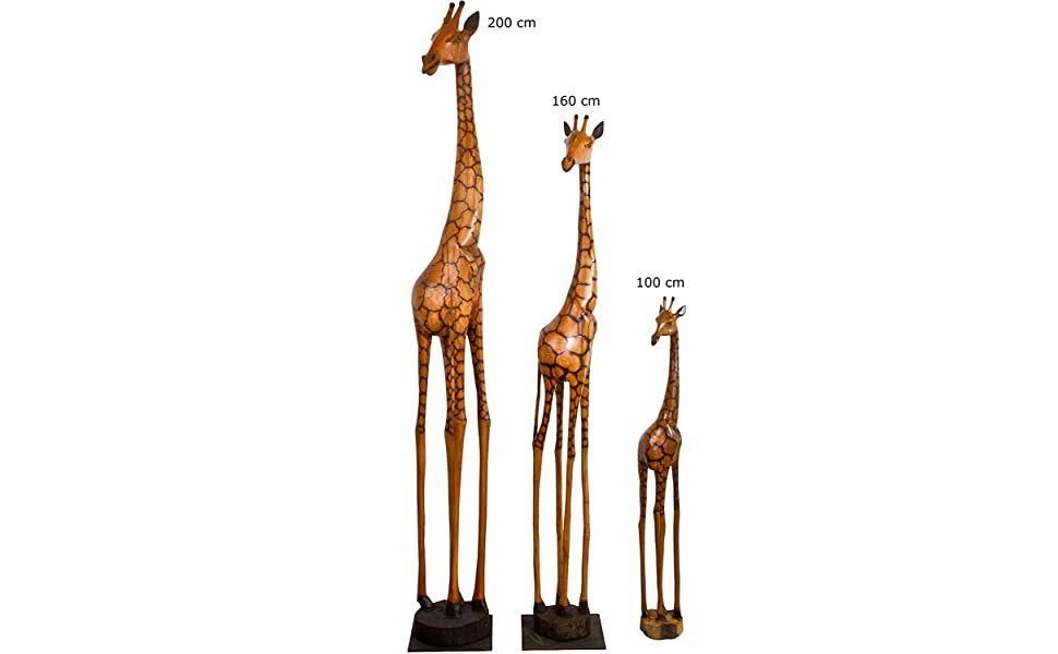 Afrika-Deko Afrikafigur Holzgiraffe Samia Authentische Afrika Deko Einzigar günstig online kaufen