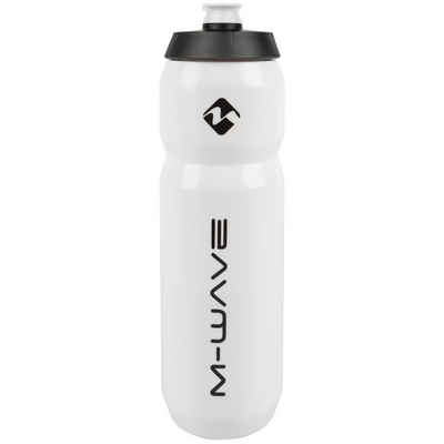 M-Wave Trinkflasche „PBO-1000“, 1 Liter, Weiß, Kunststoff, mit Skala