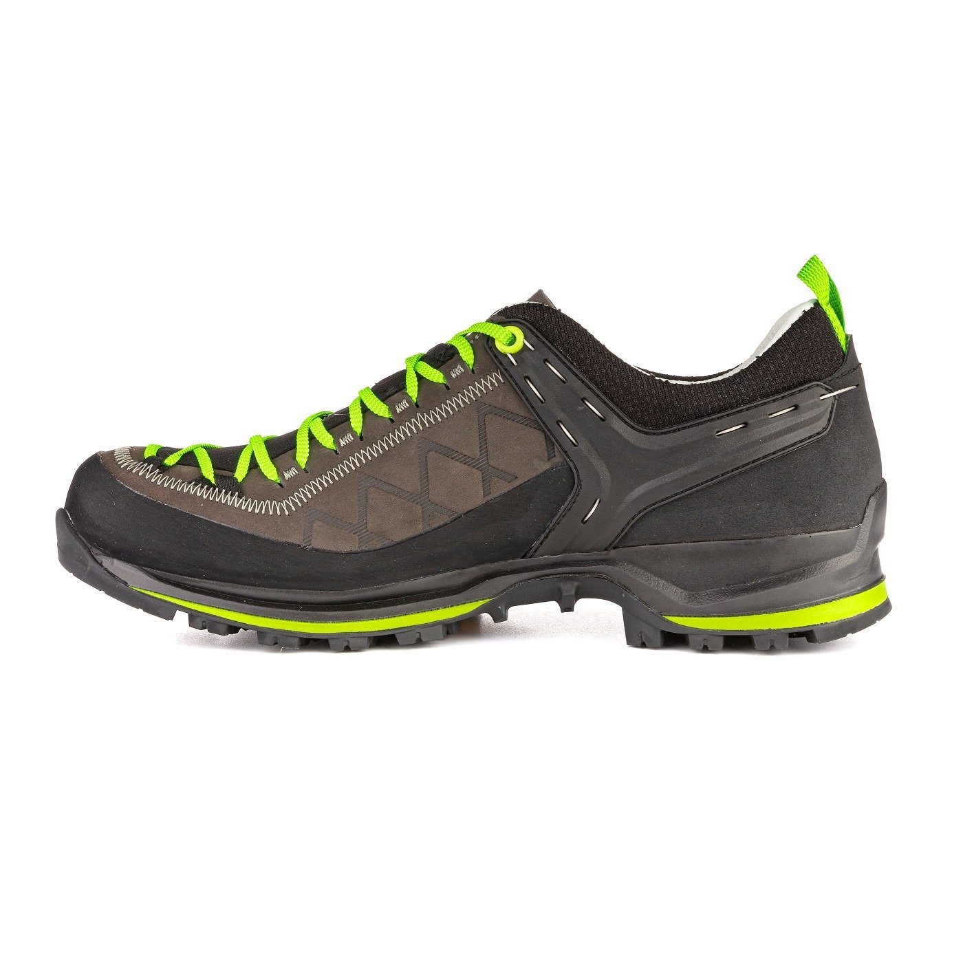 Salewa MTN Trainer 2 (Zustieg, Vollnarbenleder) grau/braun Herren Wanderschuh