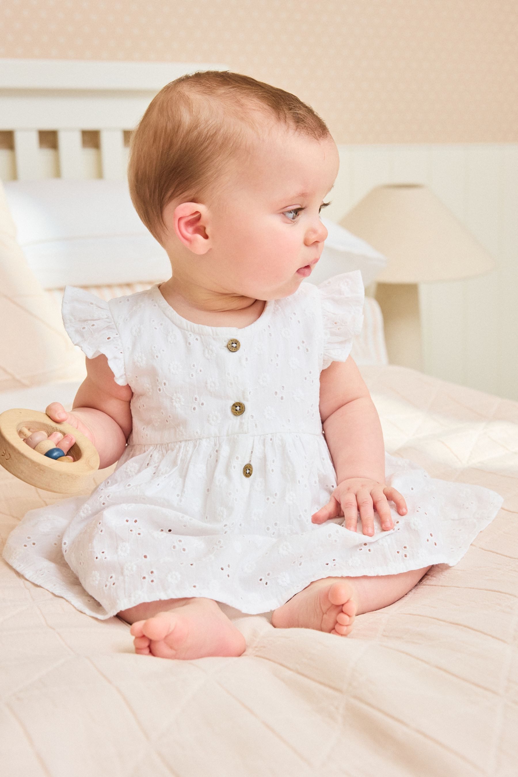 Next Blusenkleid Baby-Kleid mit integriertem Bodysuit (1-tlg)