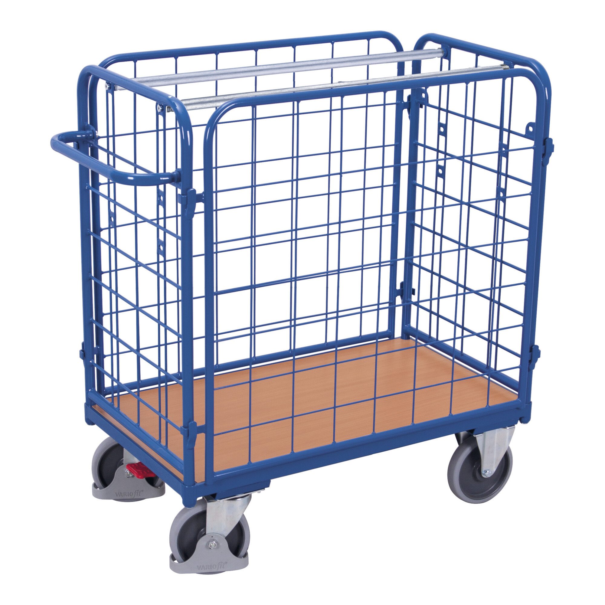 CORDES Transportwagen VARIOfit Paket-Vierwandwagen niedrig 1.000 x 700 mm