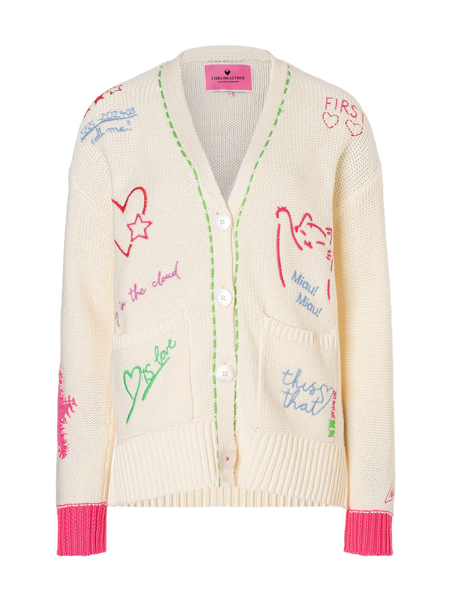 Lieblingsstück Strickjacke ArunaL mit 60% Baumwolle günstig online kaufen