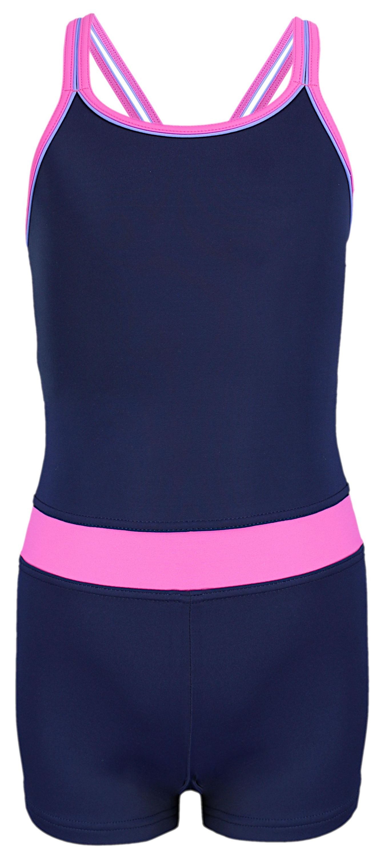 Aquarti Badeanzug Aquarti Mädchen Badeanzug mit Bein Racerback