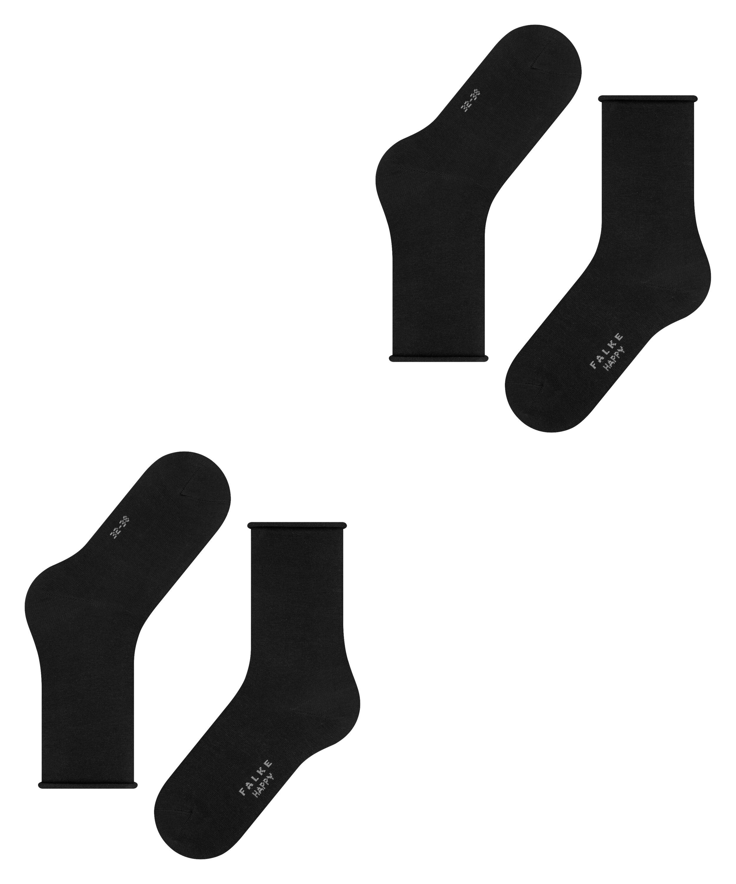 FALKE Socken FALKE Happy 2-Pack Damen (2-Paar) Set aus 2 Paar Baumwollstrümpfen – Bild 5 von 5