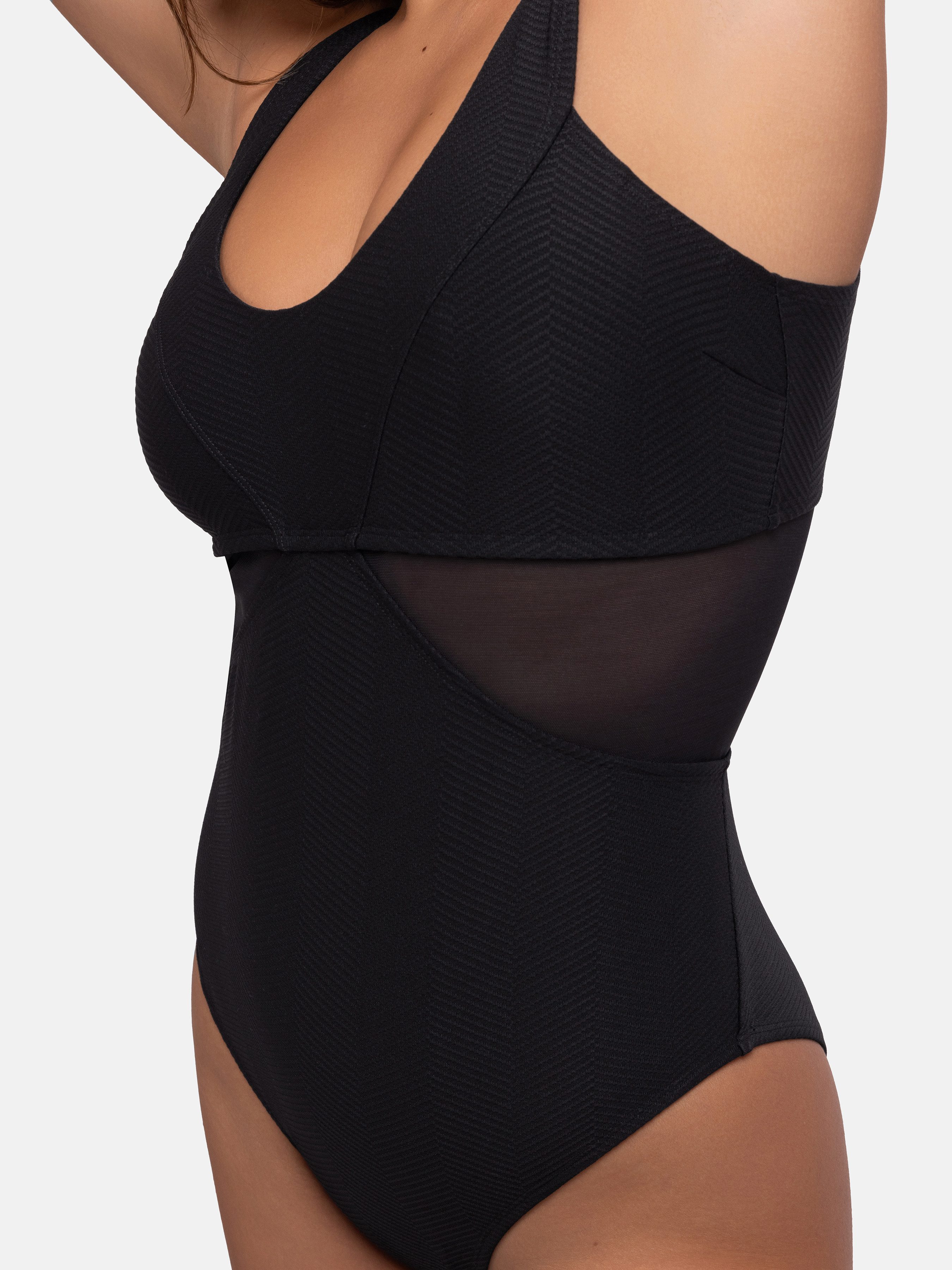 Dorina Badeanzug Saint Tropez Ohne Bügel, Powermesh, herausnehmbare Polster