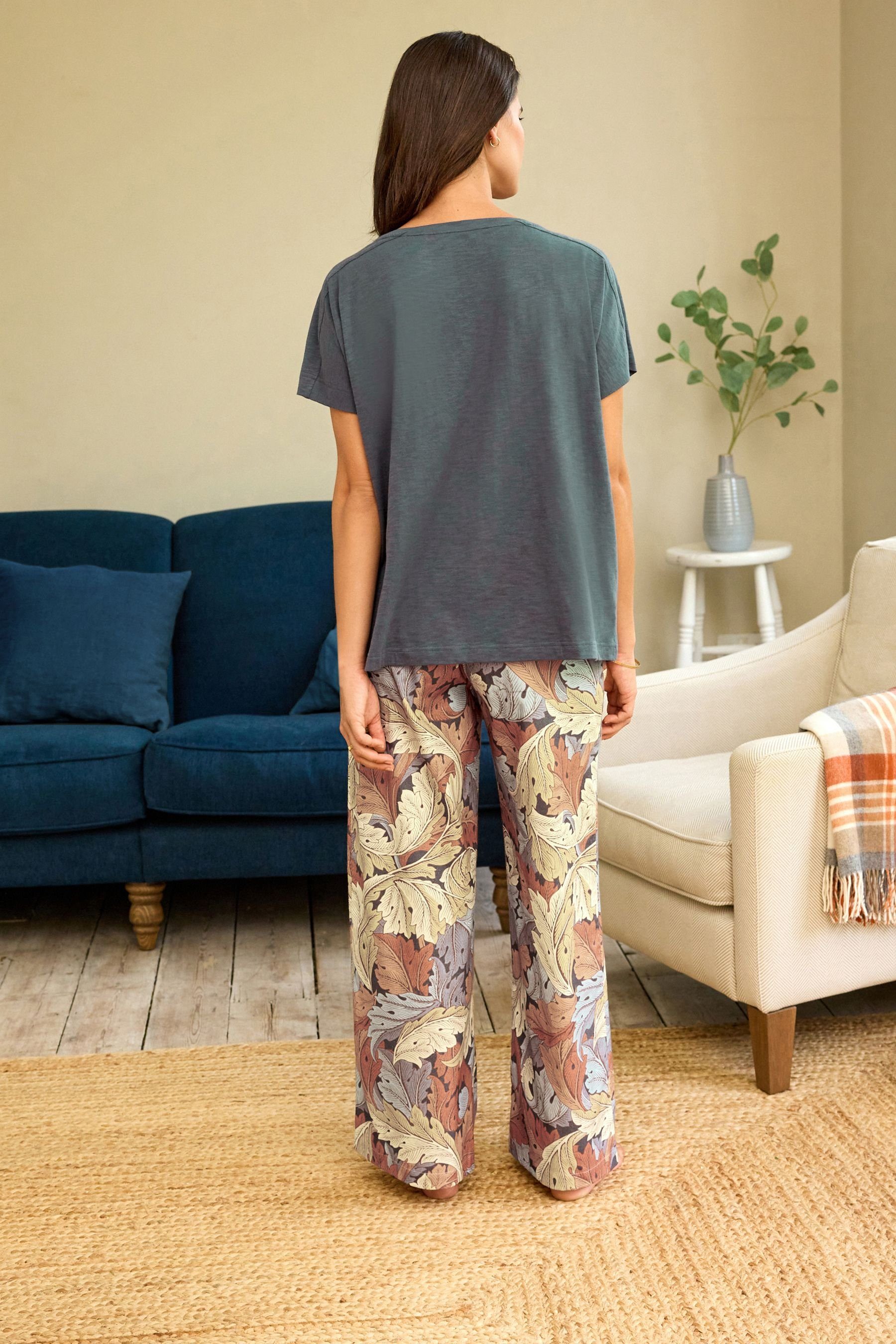 Kurzärmeliger Pyjama Next (2 tlg) Flannell-Pyjama