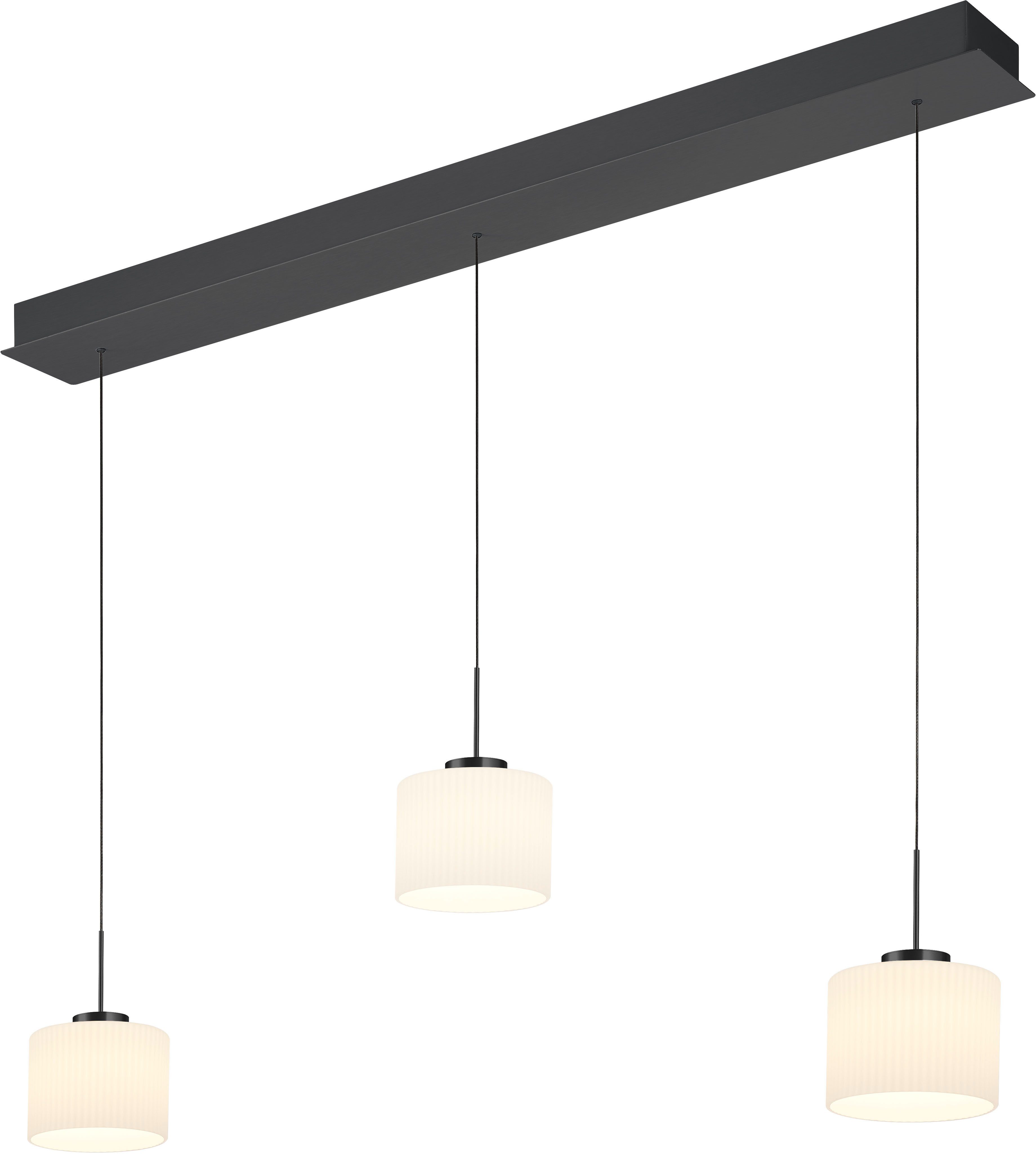HELL höllisch gutes Licht LED Pendelleuchte ELLI, LED fest integriert, Warmweiß, B-Link Fernbedienung, Stufenlos höhenverstellbar
