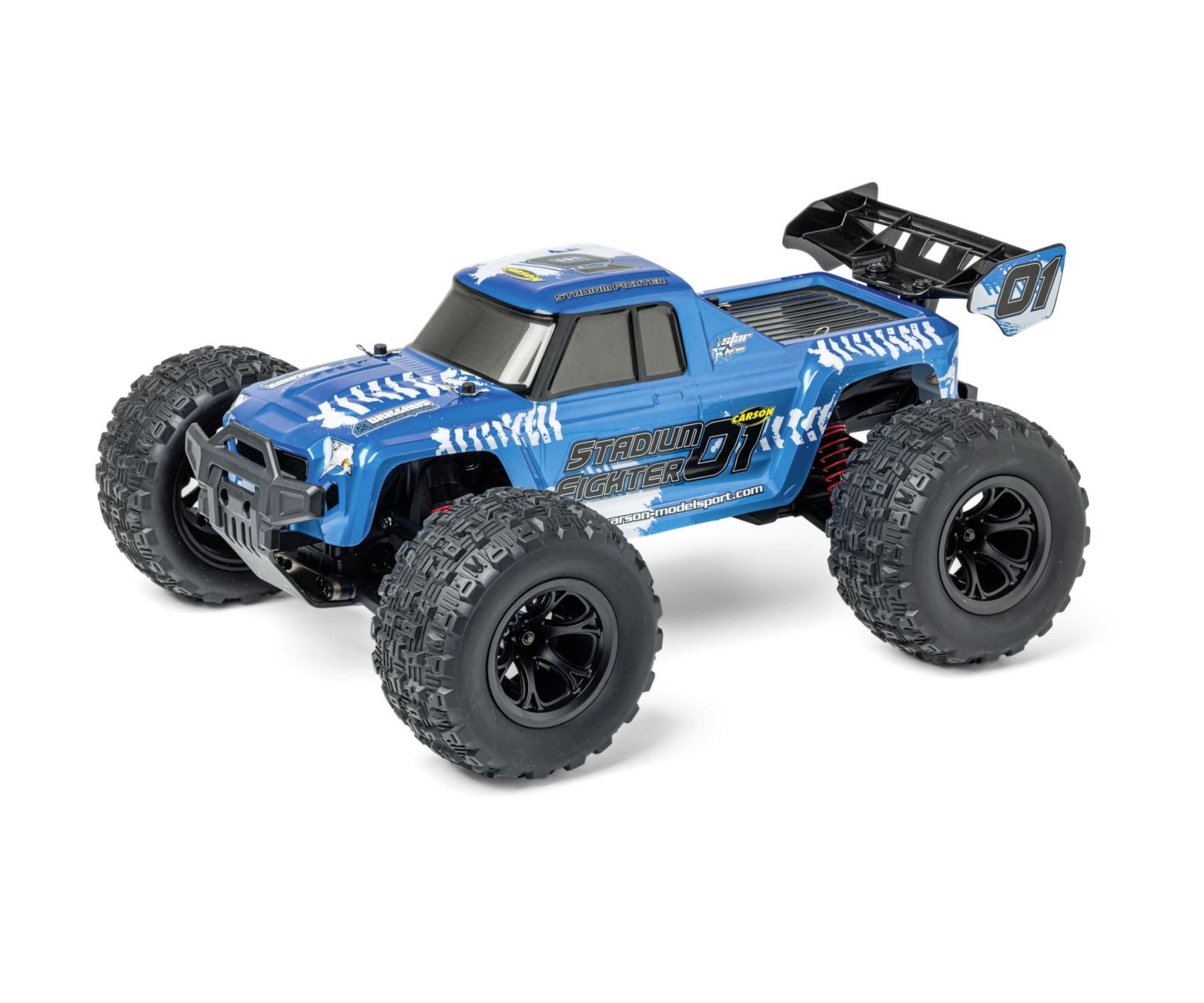 CARSON Carson RC Buggy XS Stadium Fighter 100% RTR 1:10 blau RC-Ladegerät