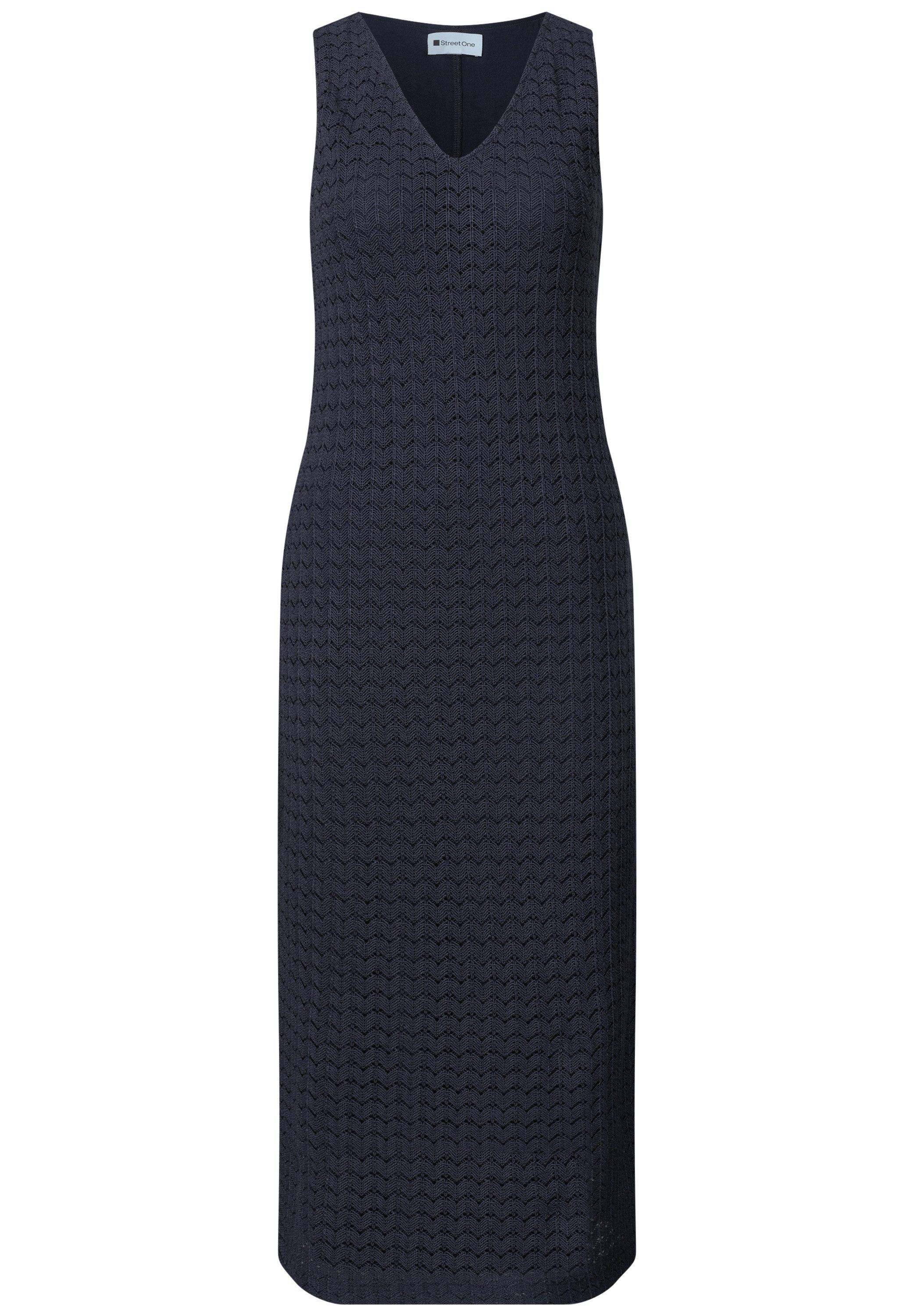 STREET ONE Midikleid in Unifarbe