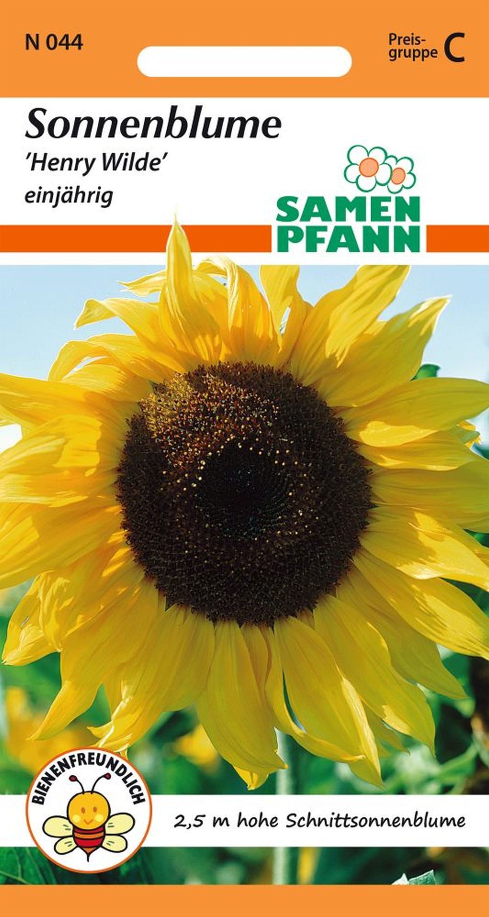 SAMEN PFANN Blumensamen Sonnenblume, Henry Wilde SonnenSamen, Helianthus annuus