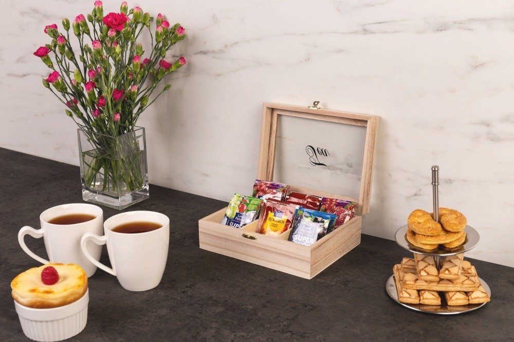 Excellent Houseware Teebox, MDF, (einzeln, 0-tlg., einzeln)