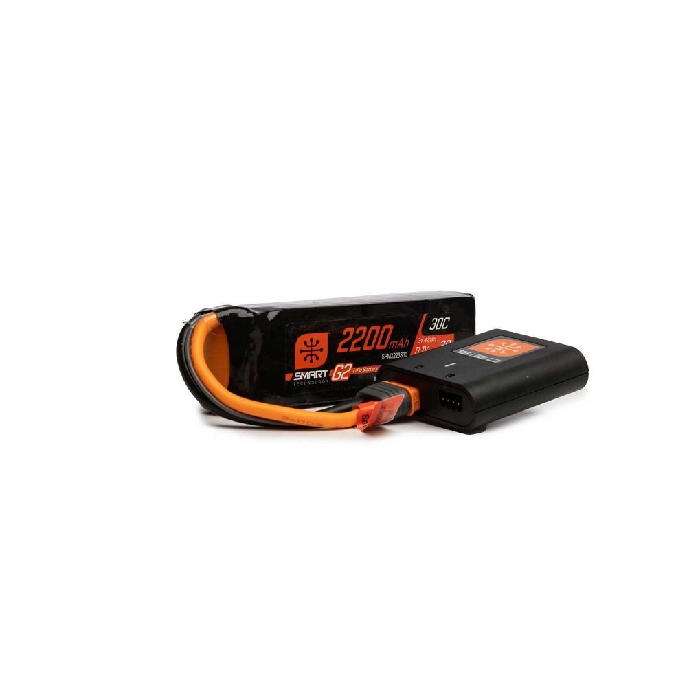 Spektrum Spektrum Smart G2 Air Lipo Akku 11,1V 2200mAh, Ladegerät S120 RC-Fernsteuerung