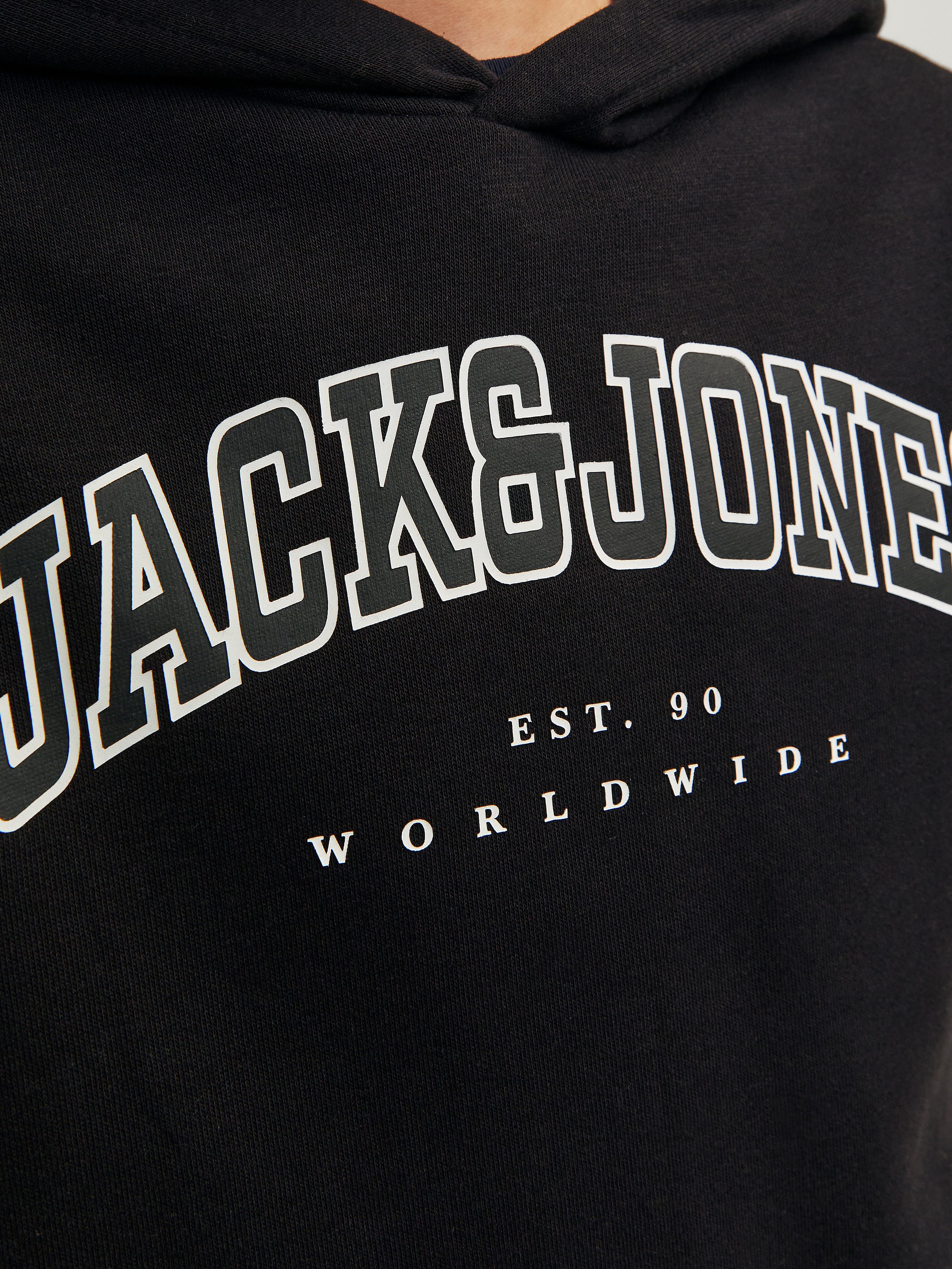 Jack & Jones Junior Kapuzensweatshirt JJECALEB VARSITY SWEAT HOOD NOOS JNR