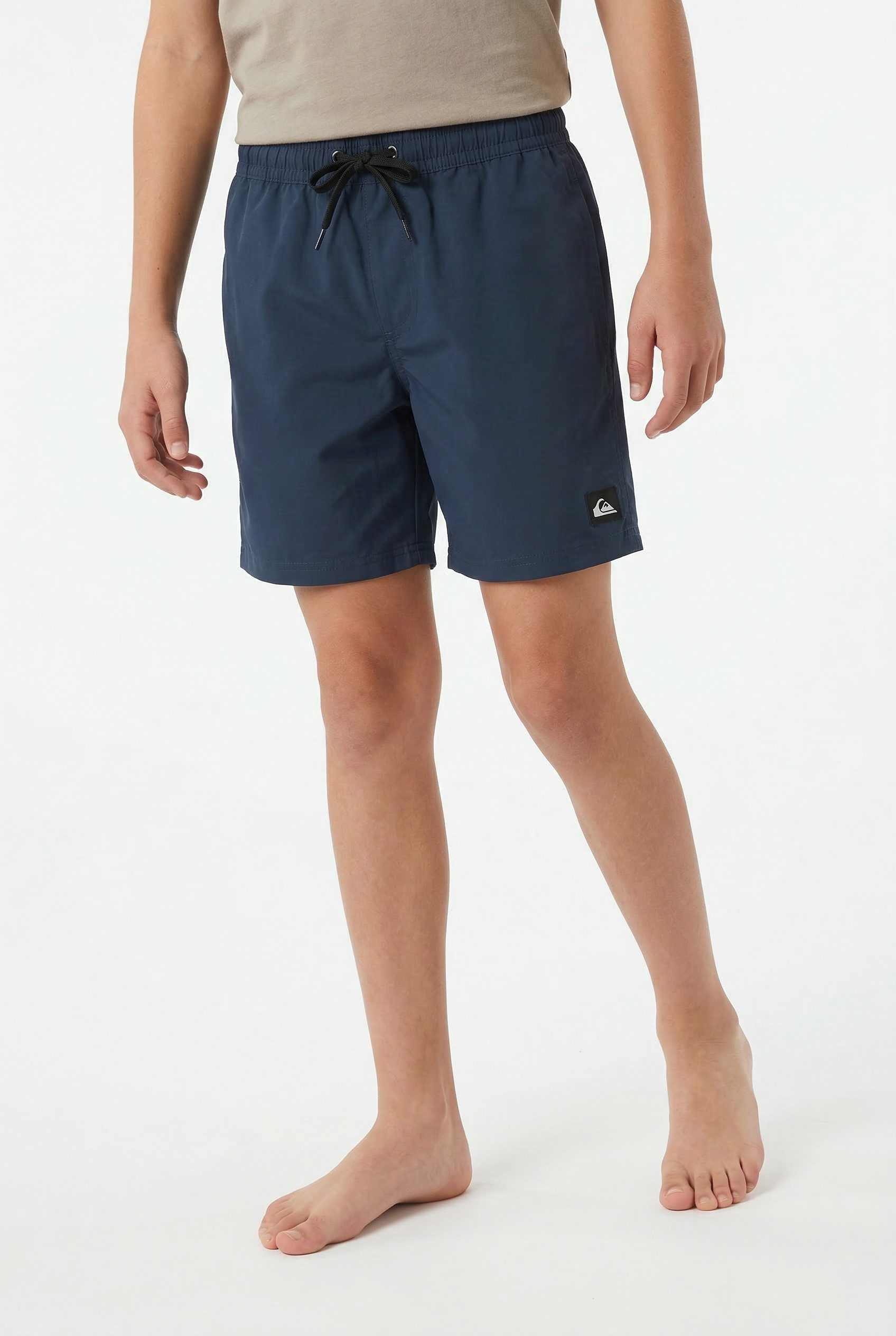 Quiksilver Badeshorts EVERYDAY VOLLEY YTH 14 für Kinder und Jugendliche, unifarbenes Design, mit Badge
