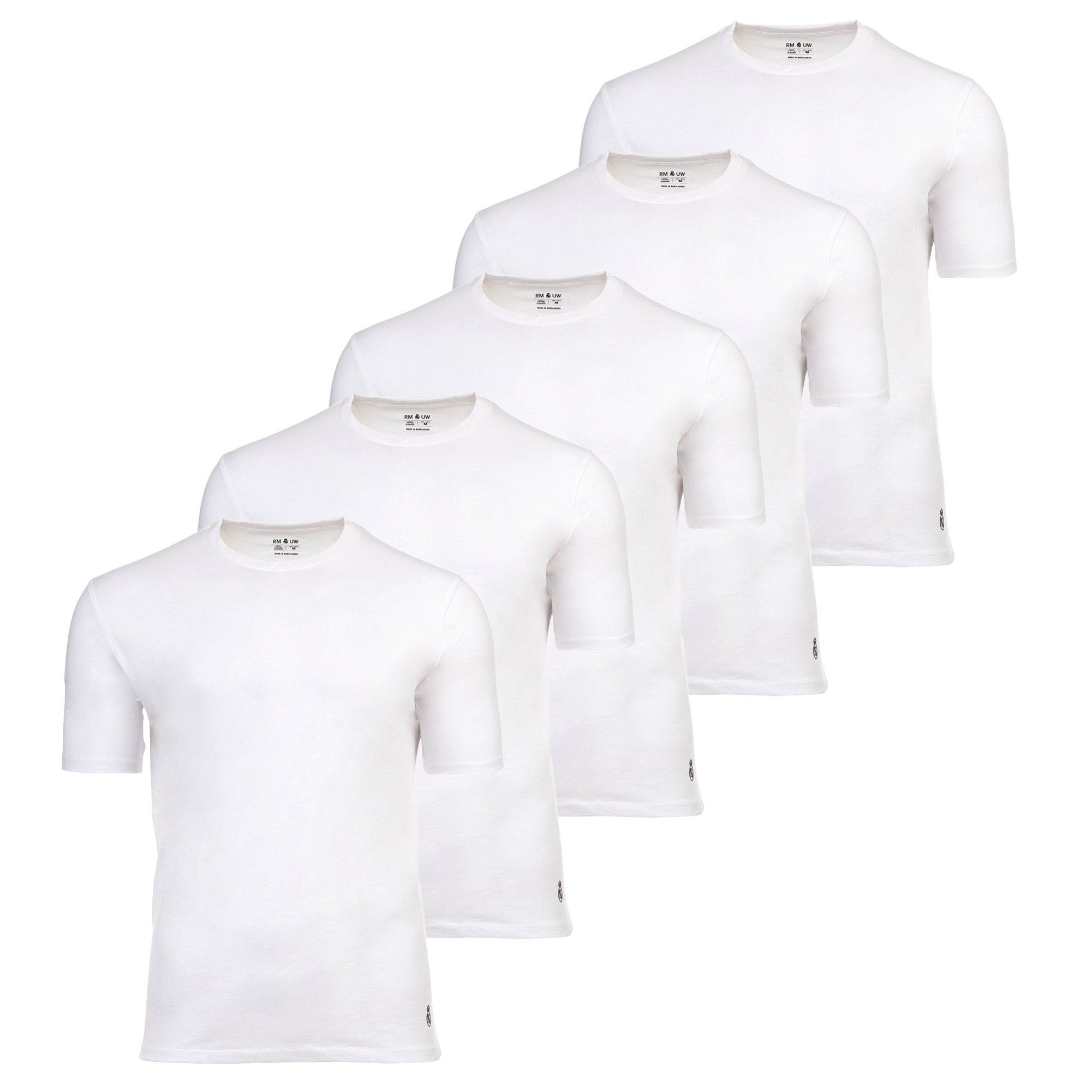 Real Madrid T-Shirt Herren T-Shirt 5er Pack Baumwolle (Packung, 5er Pack)