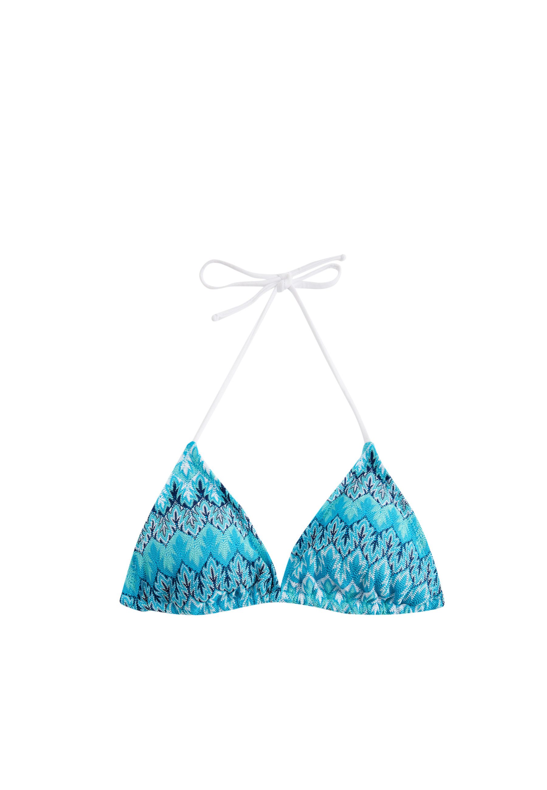 Koton Triangel-Bikini-Top Triangle Oberteil Mit Paspelband Triangel-Bikini-Top