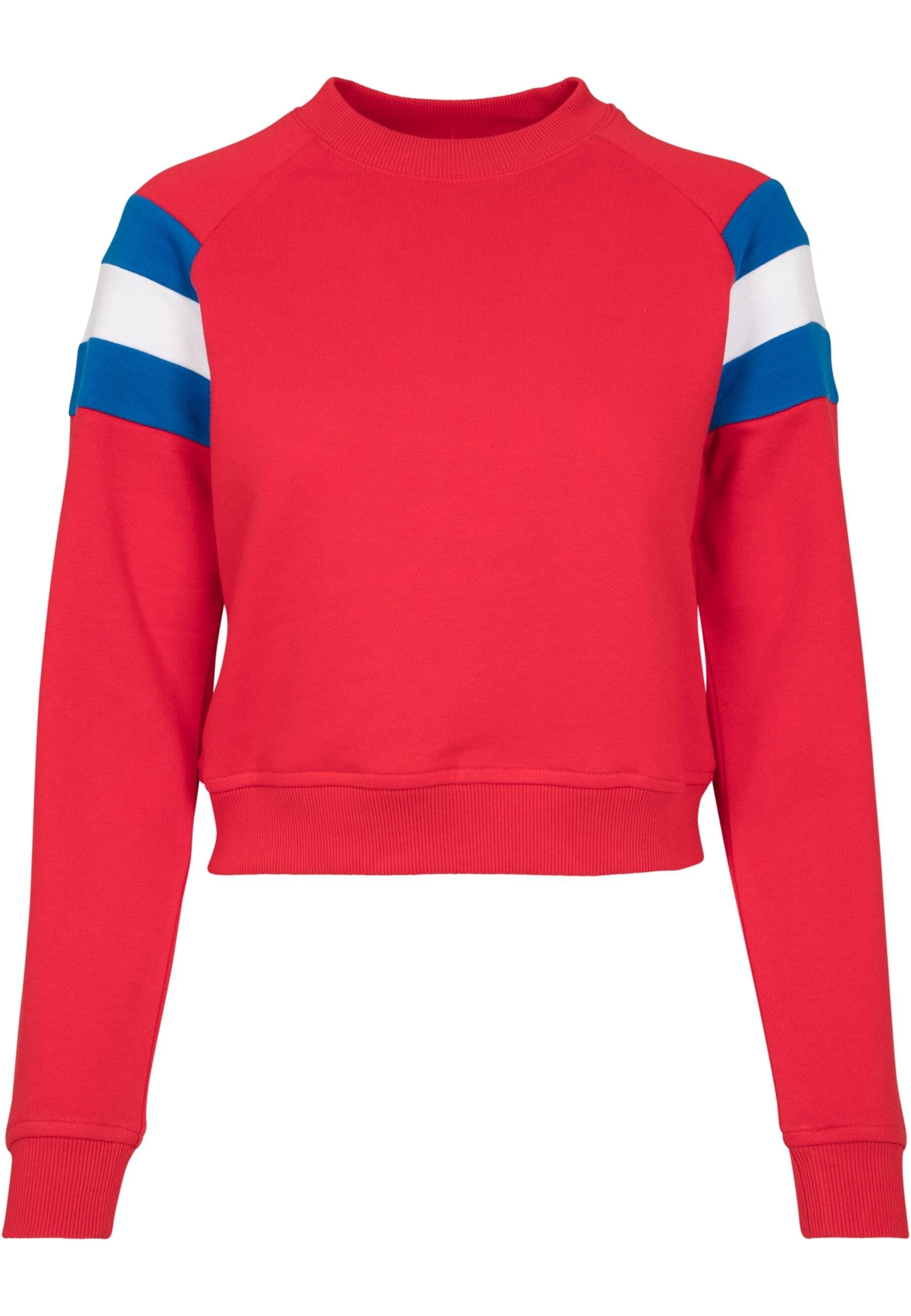 URBAN CLASSICS Sweatshirt "Urban Classics Damen Ladies Sleeve Stripe Crew", günstig online kaufen